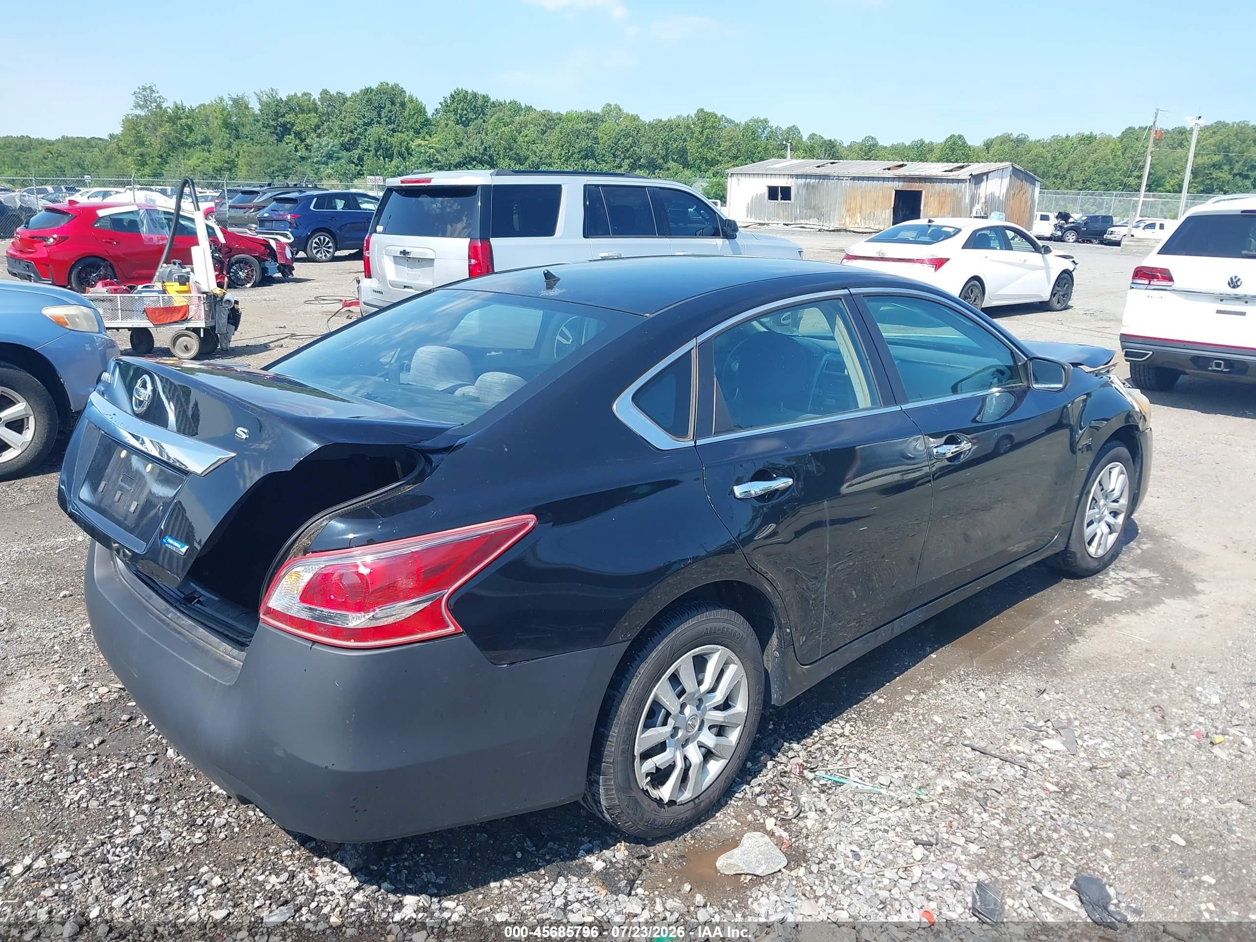 2013 Nissan Altima 2.5 S Black vin: 1N4AL3AP8DC132488