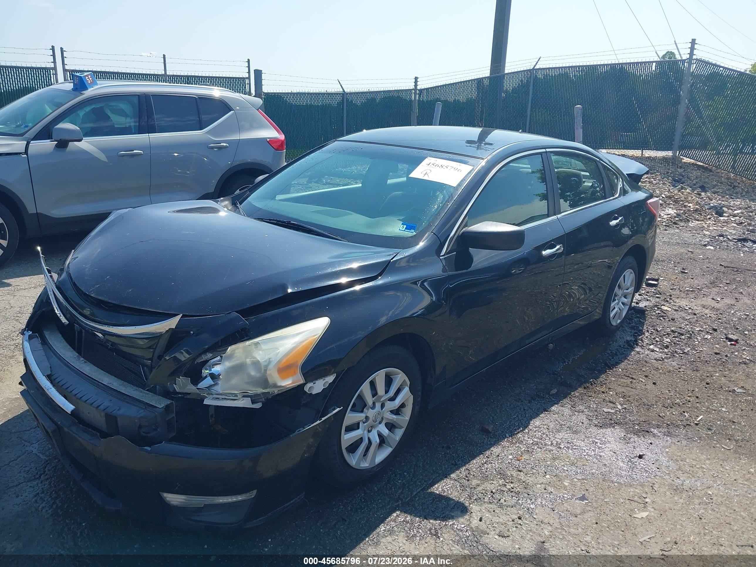 2013 Nissan Altima 2.5 S Black vin: 1N4AL3AP8DC132488