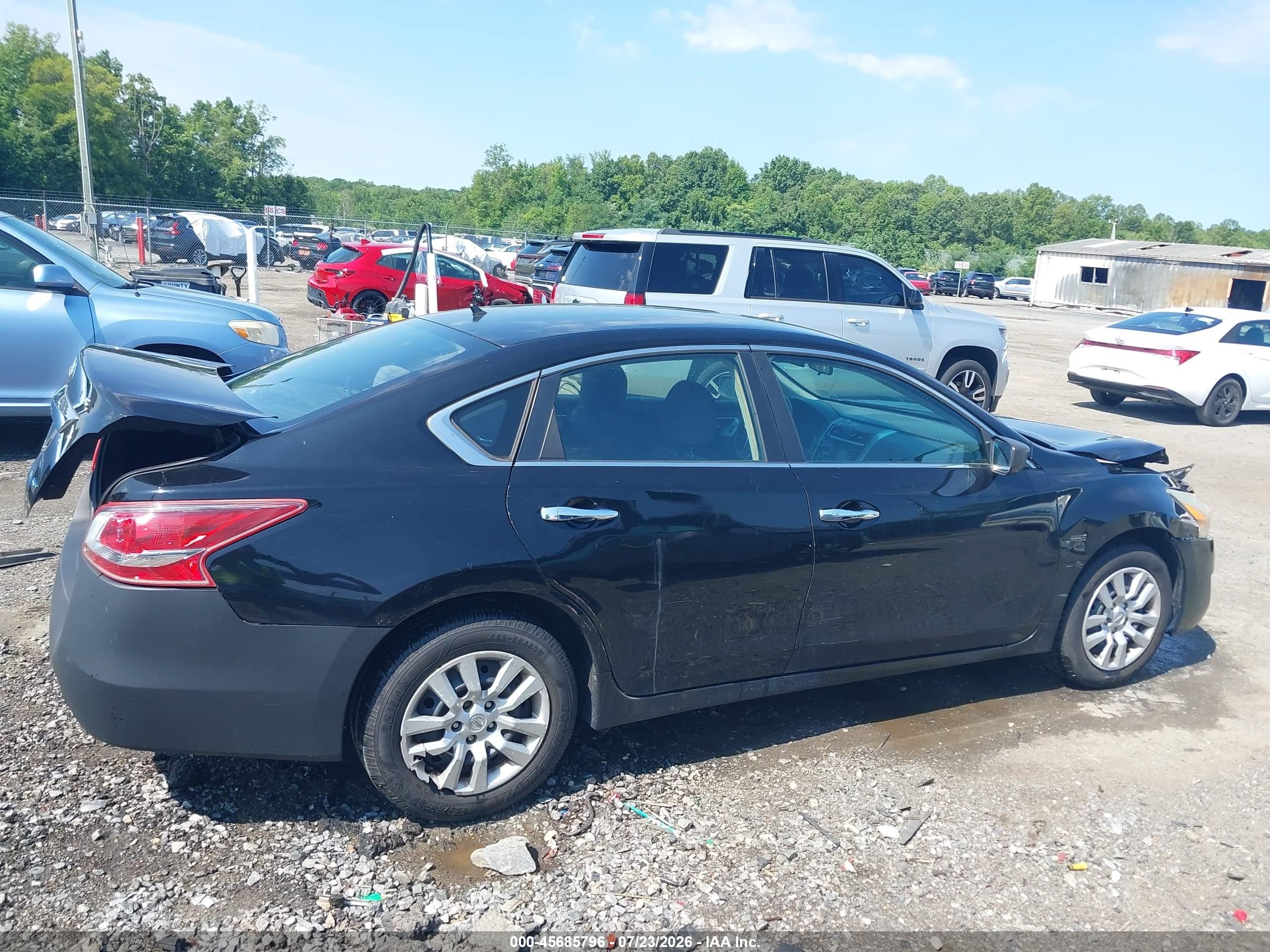 2013 Nissan Altima 2.5 S Black vin: 1N4AL3AP8DC132488