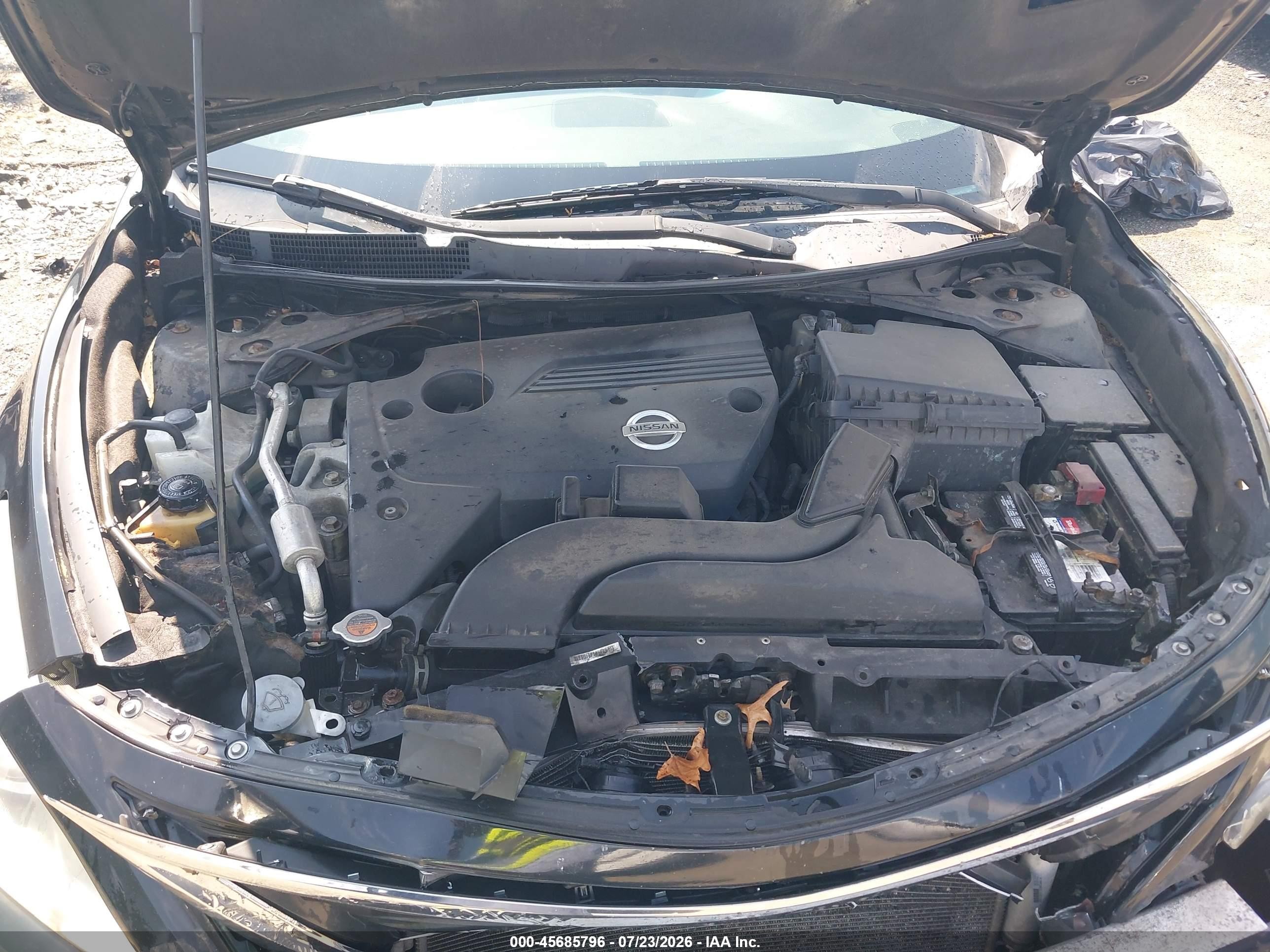 2013 Nissan Altima 2.5 S Black vin: 1N4AL3AP8DC132488