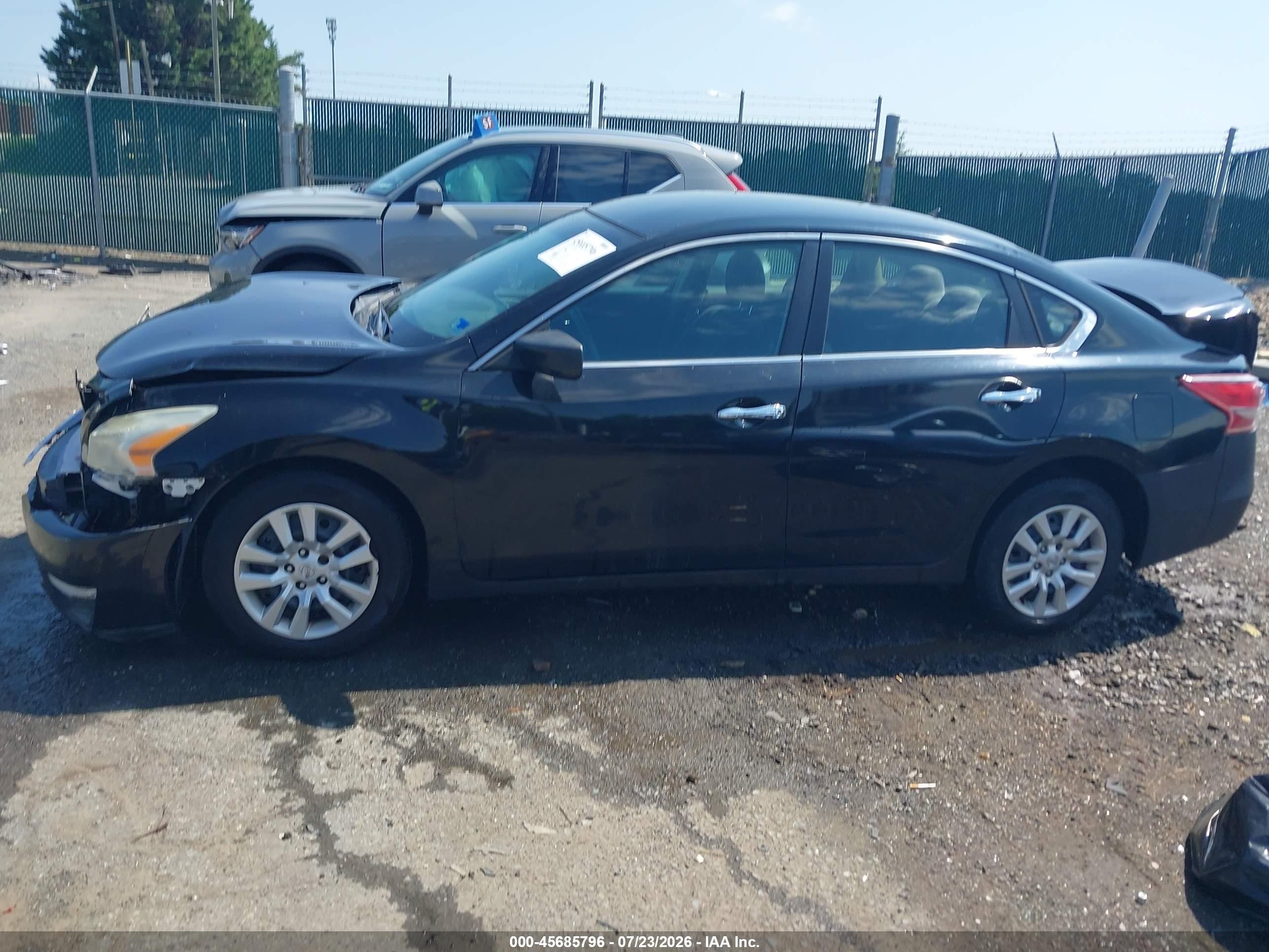 2013 Nissan Altima 2.5 S Black vin: 1N4AL3AP8DC132488