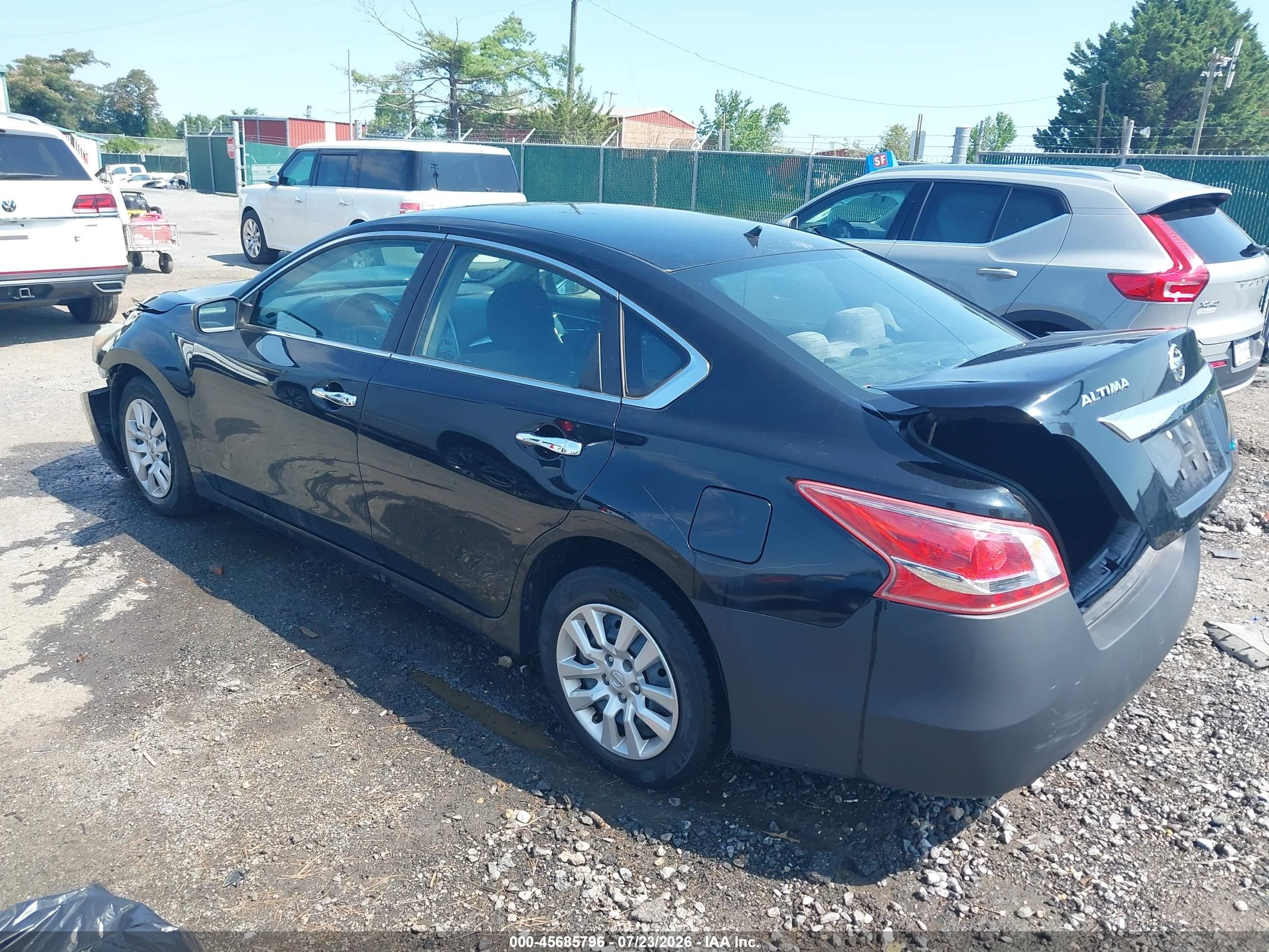 2013 Nissan Altima 2.5 S Black vin: 1N4AL3AP8DC132488
