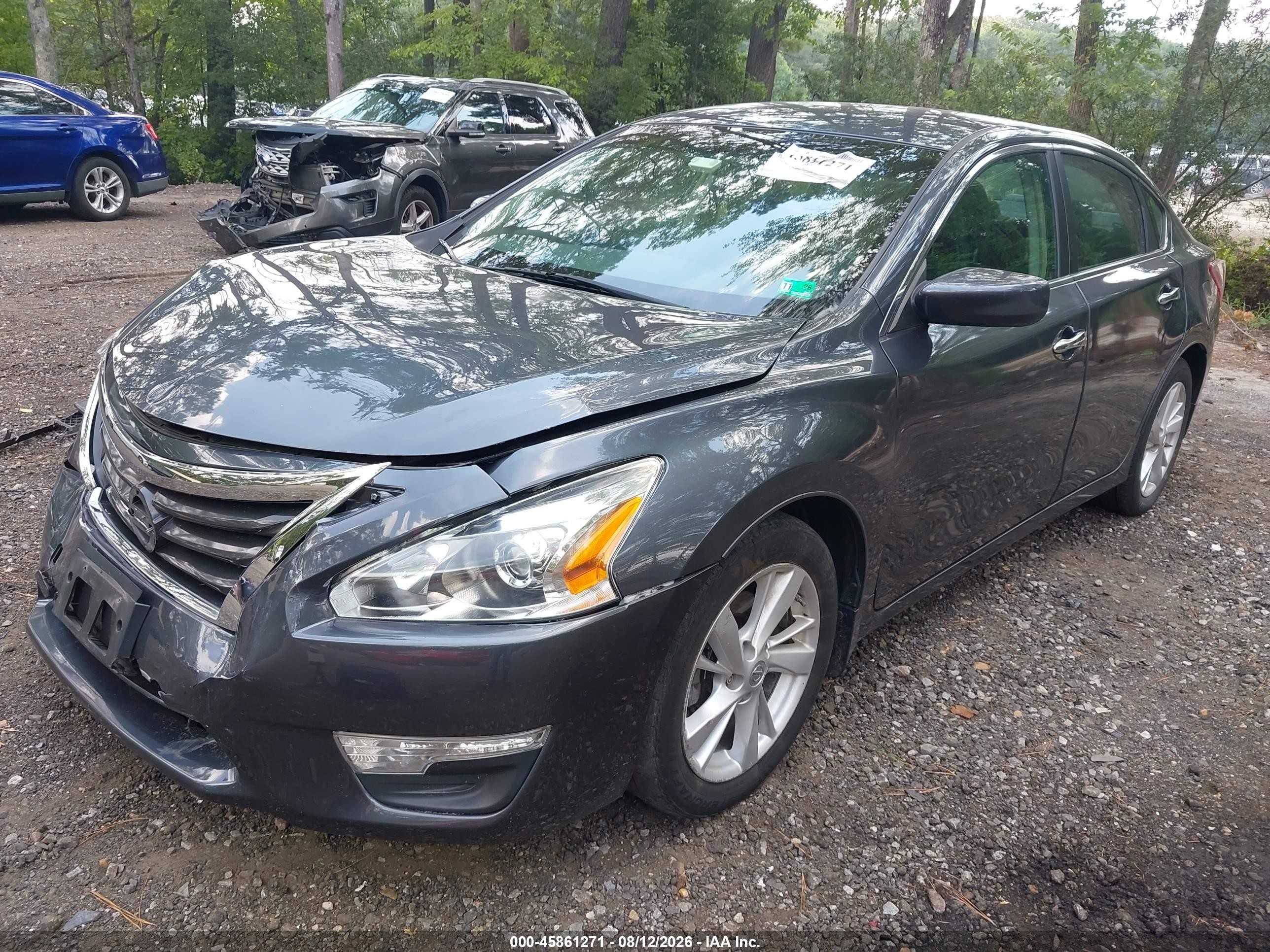 2013 Nissan Altima 2.5 Sv Gray vin: 1N4AL3AP8DC132846
