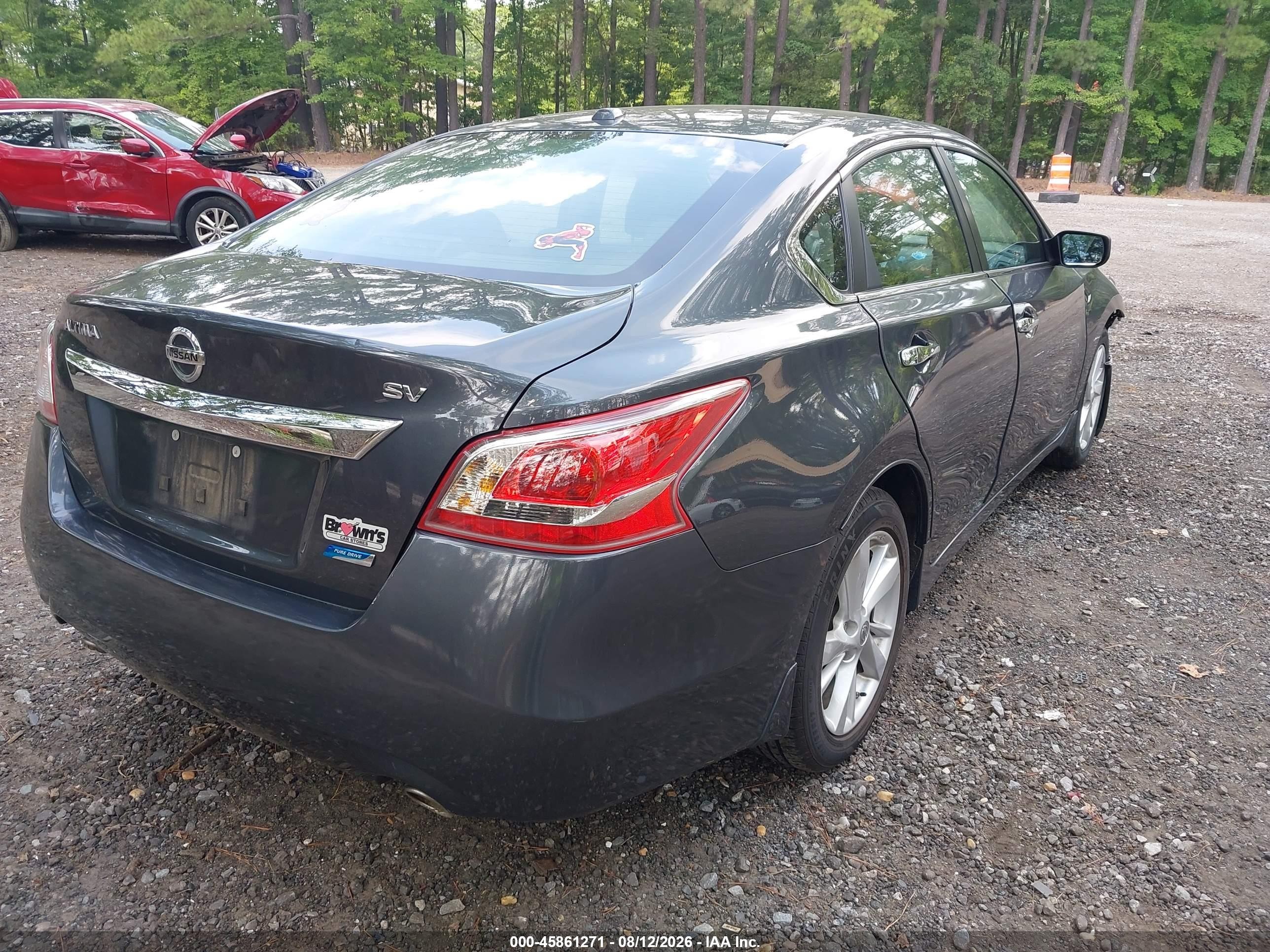 2013 Nissan Altima 2.5 Sv Gray vin: 1N4AL3AP8DC132846
