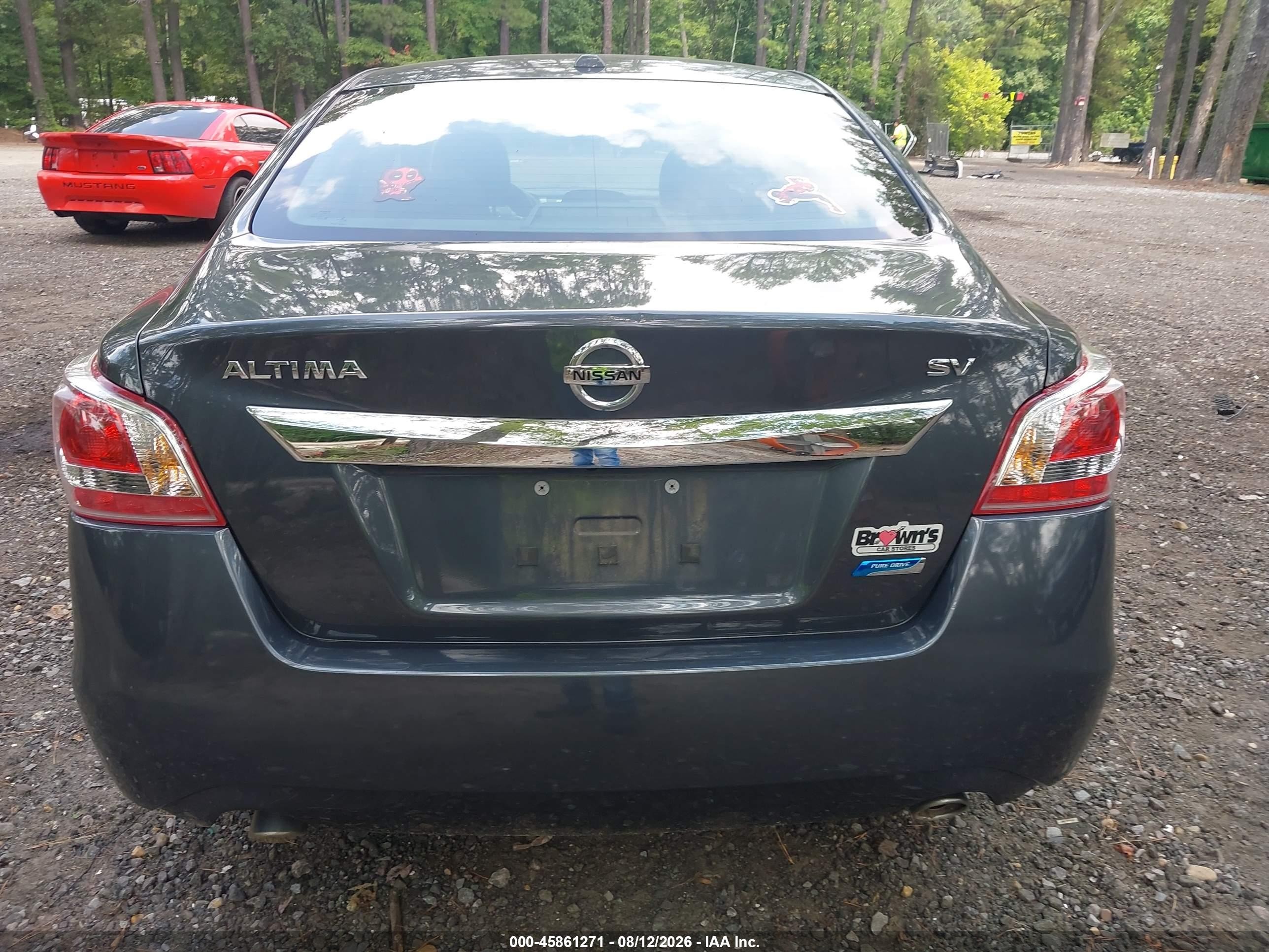 2013 Nissan Altima 2.5 Sv Gray vin: 1N4AL3AP8DC132846