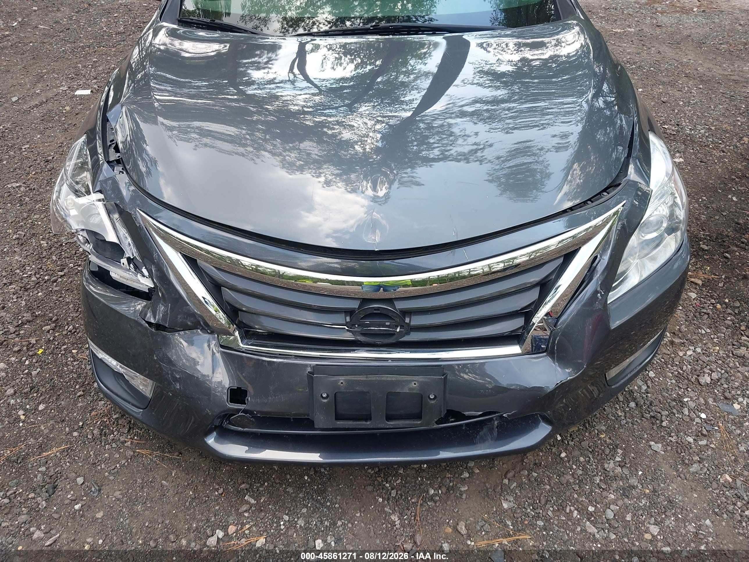 2013 Nissan Altima 2.5 Sv Gray vin: 1N4AL3AP8DC132846