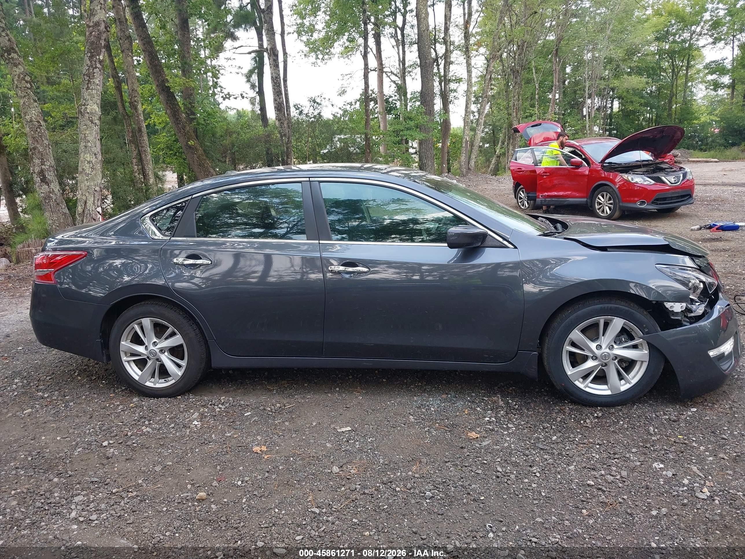 2013 Nissan Altima 2.5 Sv Gray vin: 1N4AL3AP8DC132846