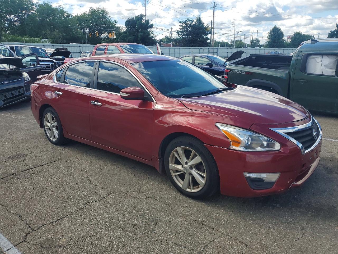 2013 Nissan Altima 2.5 Red vin: 1N4AL3AP8DC137304