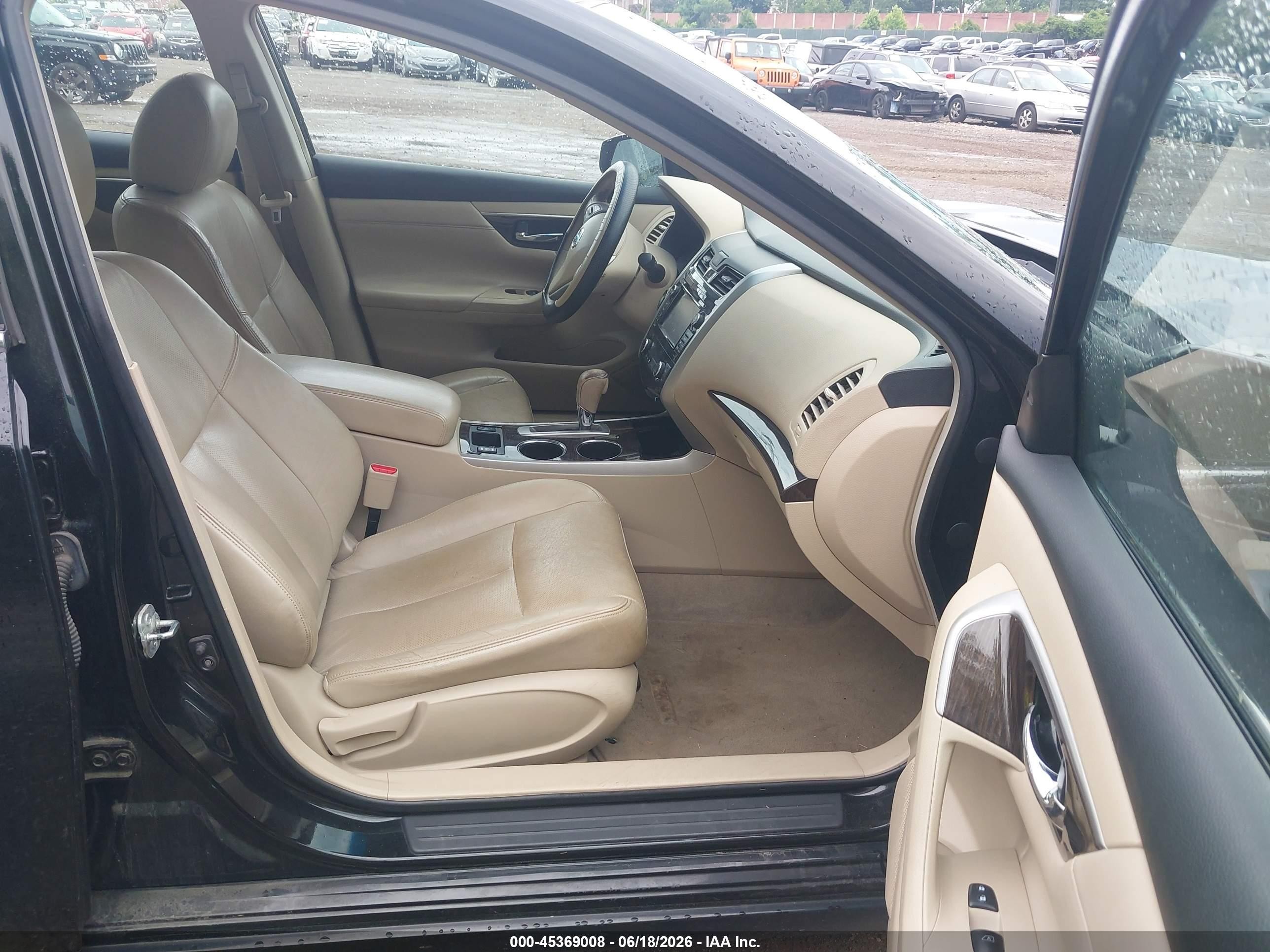 2013 Nissan Altima 2.5 Sl Black vin: 1N4AL3AP8DC146665