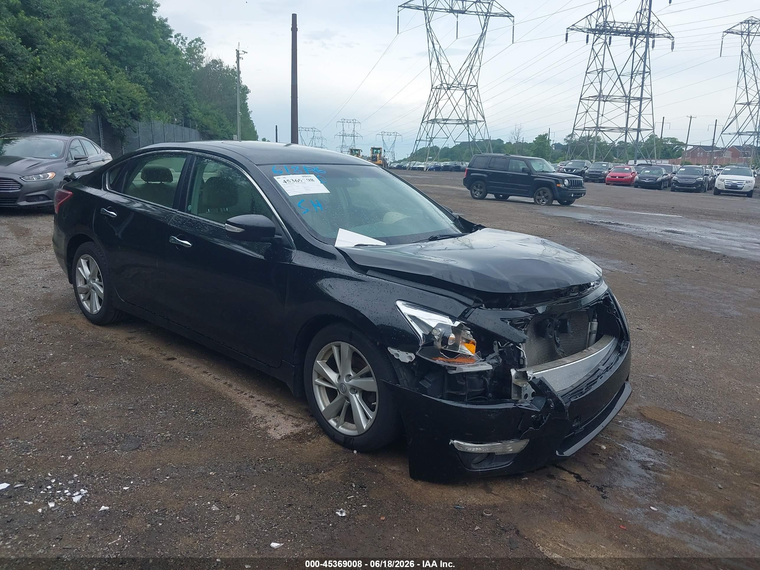 2013 Nissan Altima 2.5 Sl Black vin: 1N4AL3AP8DC146665
