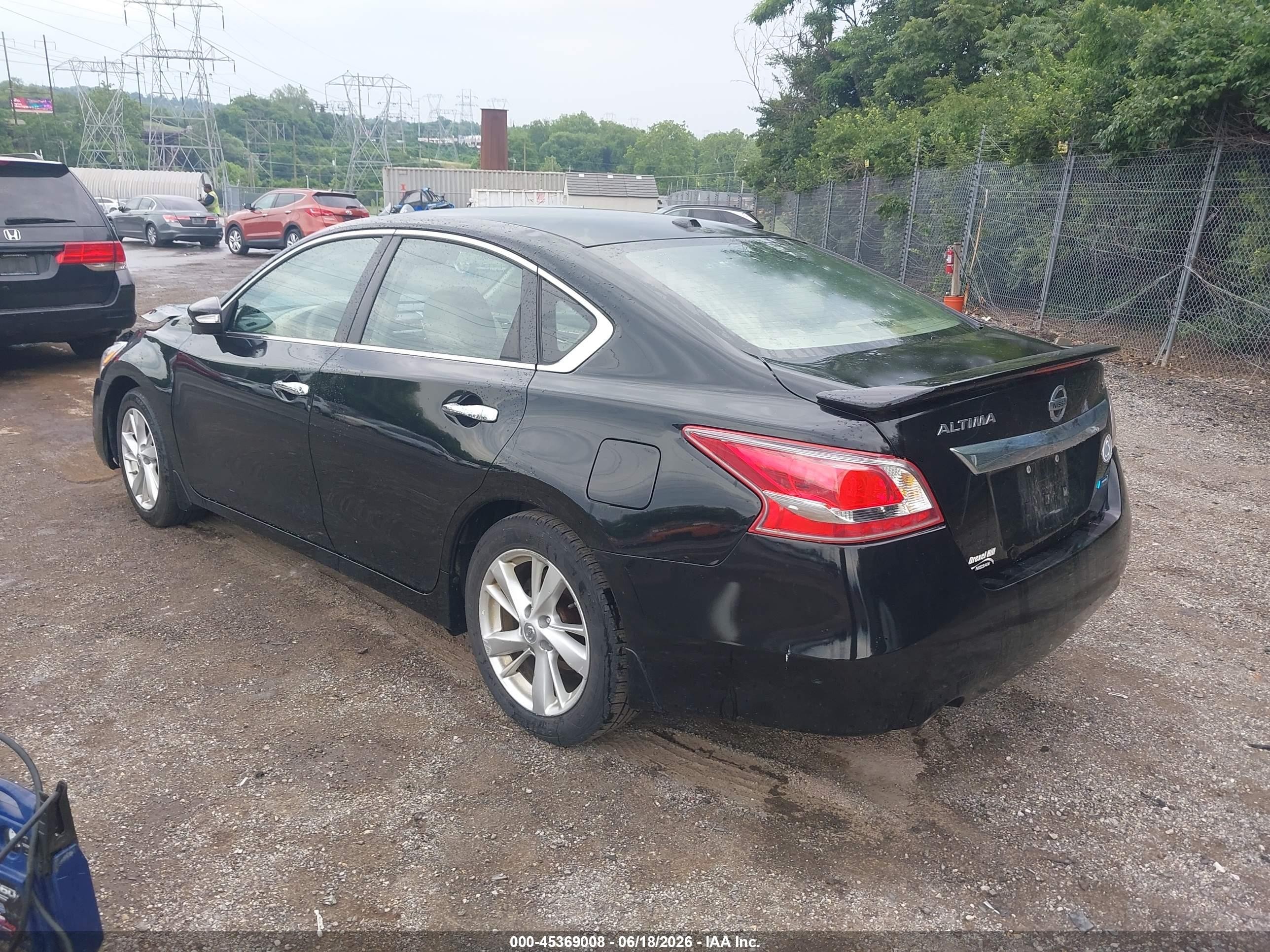 2013 Nissan Altima 2.5 Sl Black vin: 1N4AL3AP8DC146665