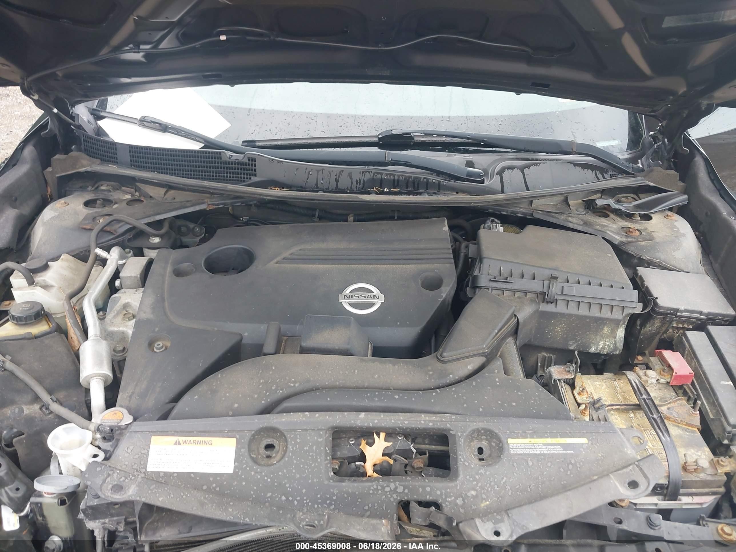 2013 Nissan Altima 2.5 Sl Black vin: 1N4AL3AP8DC146665