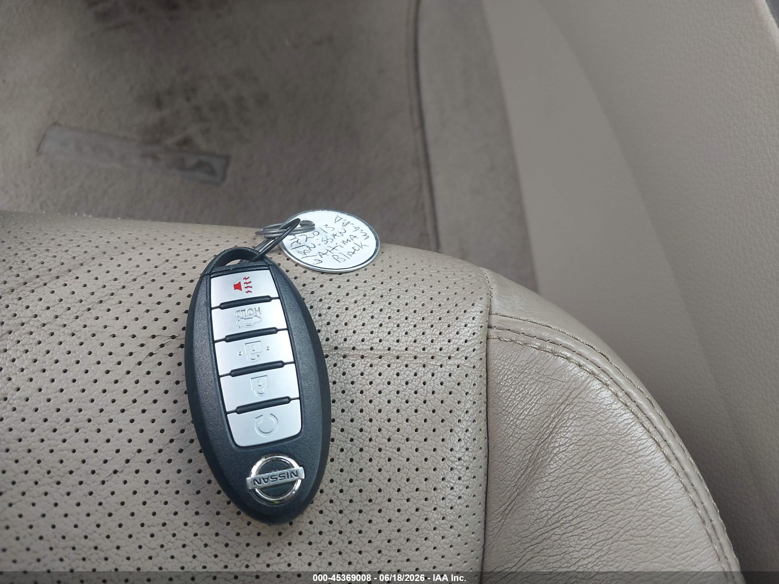2013 Nissan Altima 2.5 Sl Black vin: 1N4AL3AP8DC146665