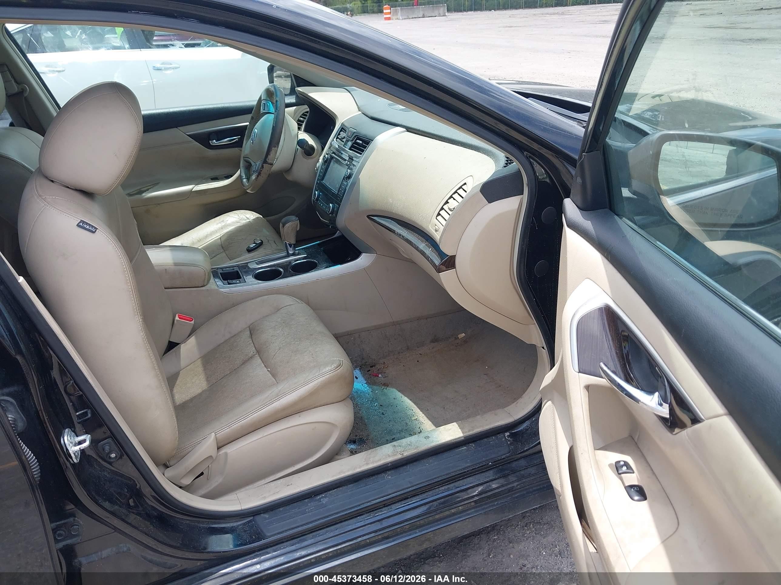 2013 Nissan Altima 2.5 Sl Black vin: 1N4AL3AP8DC165345