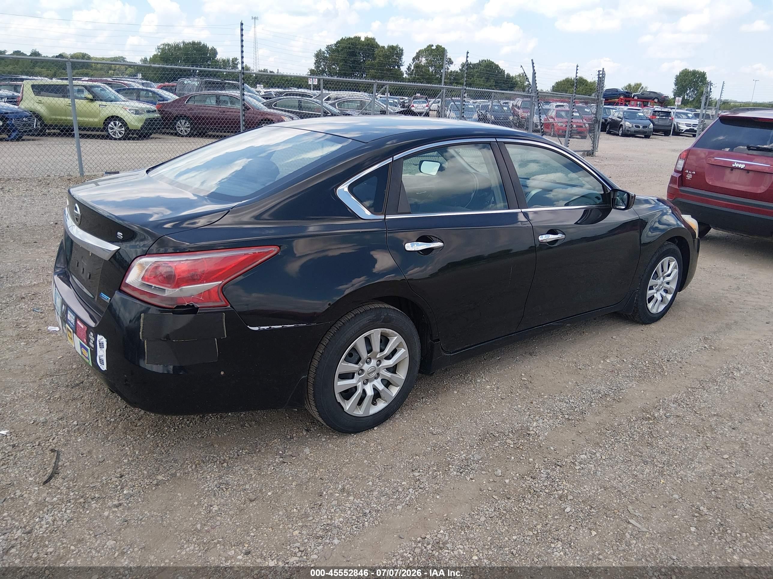 2013 Nissan Altima 2.5 S Black vin: 1N4AL3AP8DC175678