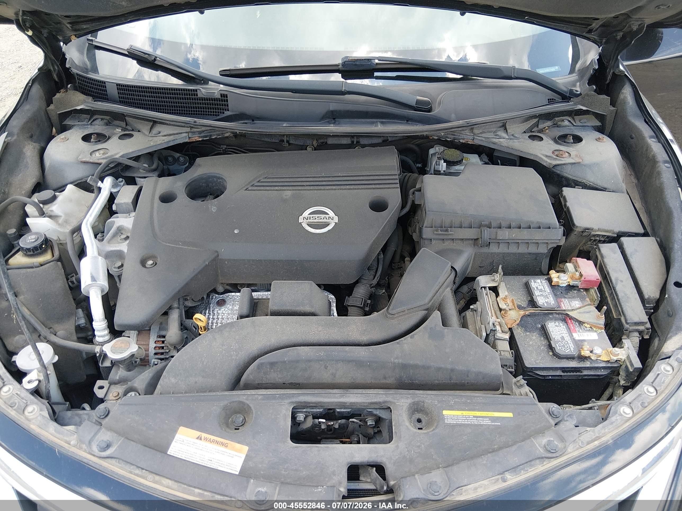 2013 Nissan Altima 2.5 S Black vin: 1N4AL3AP8DC175678