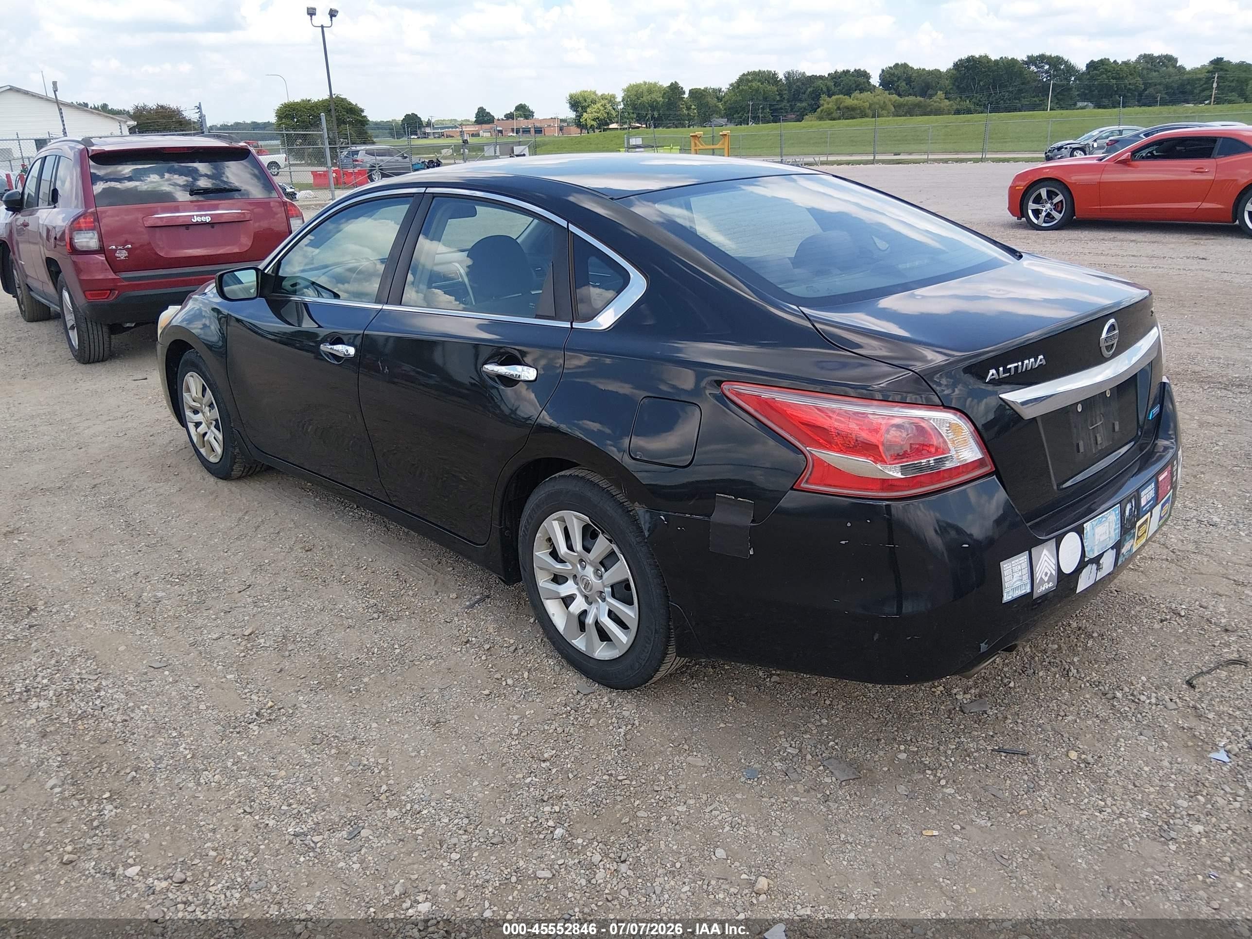2013 Nissan Altima 2.5 S Black vin: 1N4AL3AP8DC175678
