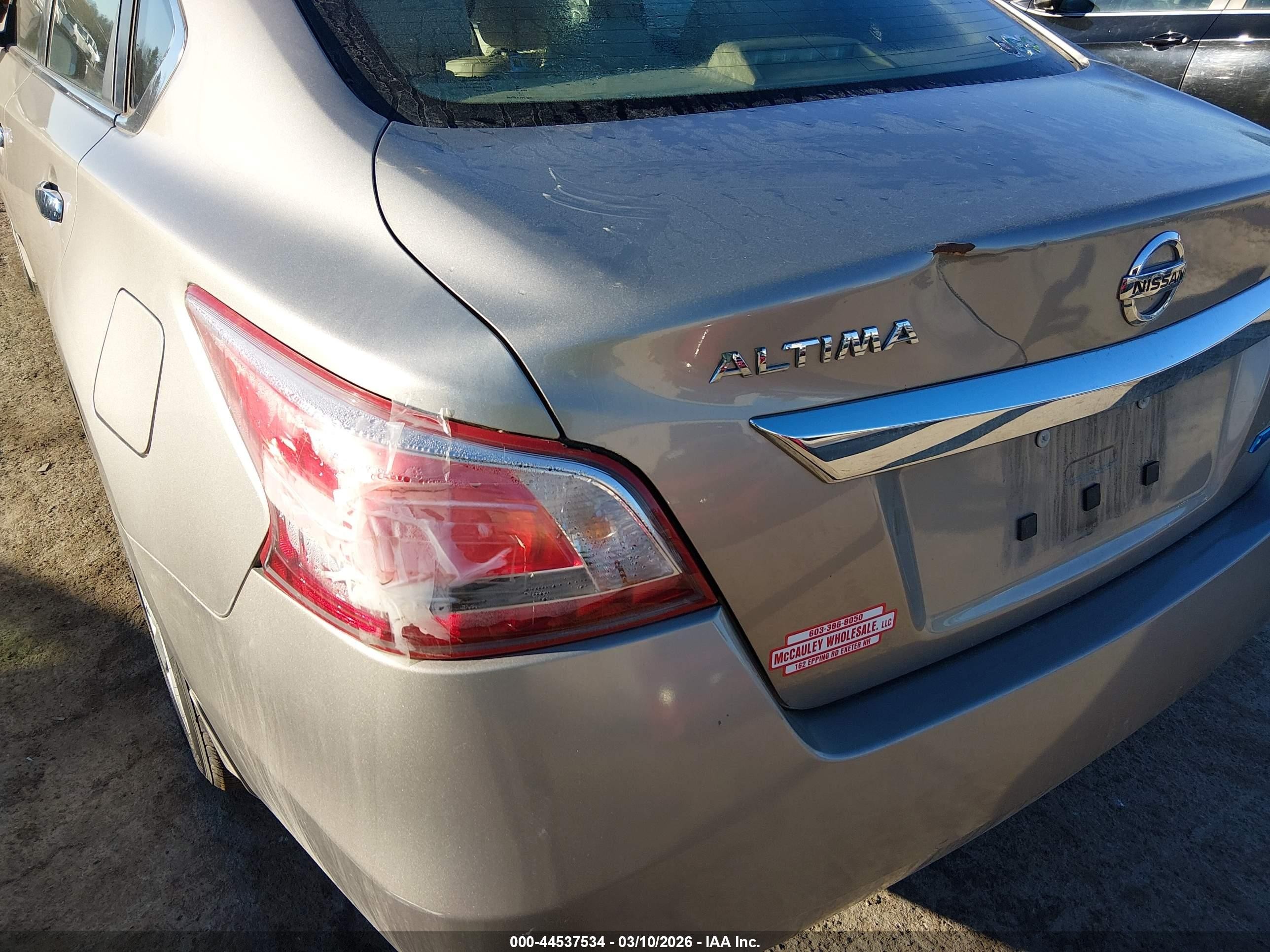 2013 Nissan Altima 2.5 Sl Gray vin: 1N4AL3AP8DC209103