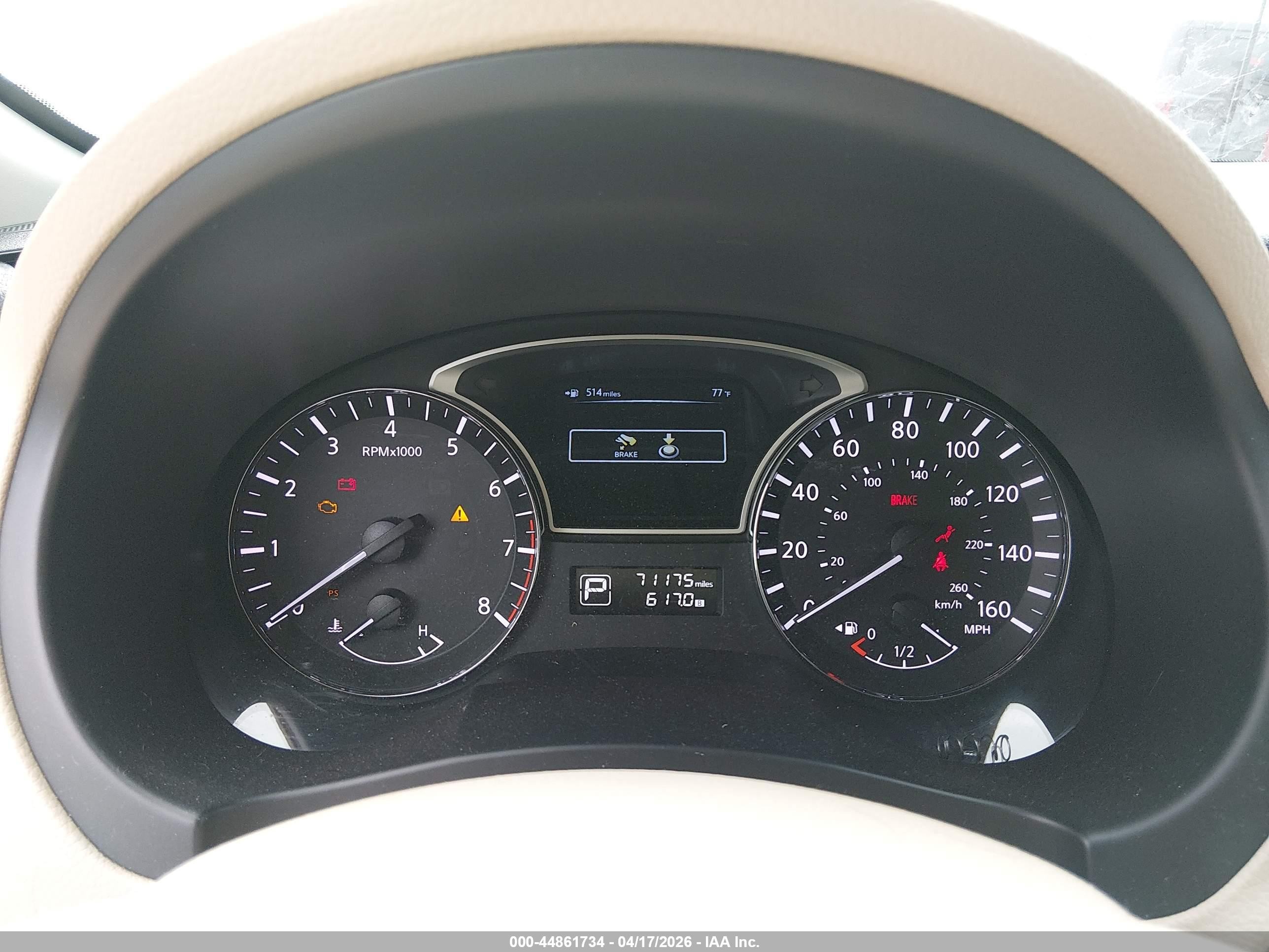 2013 Nissan Altima 2.5 Sv Tan vin: 1N4AL3AP8DC237628