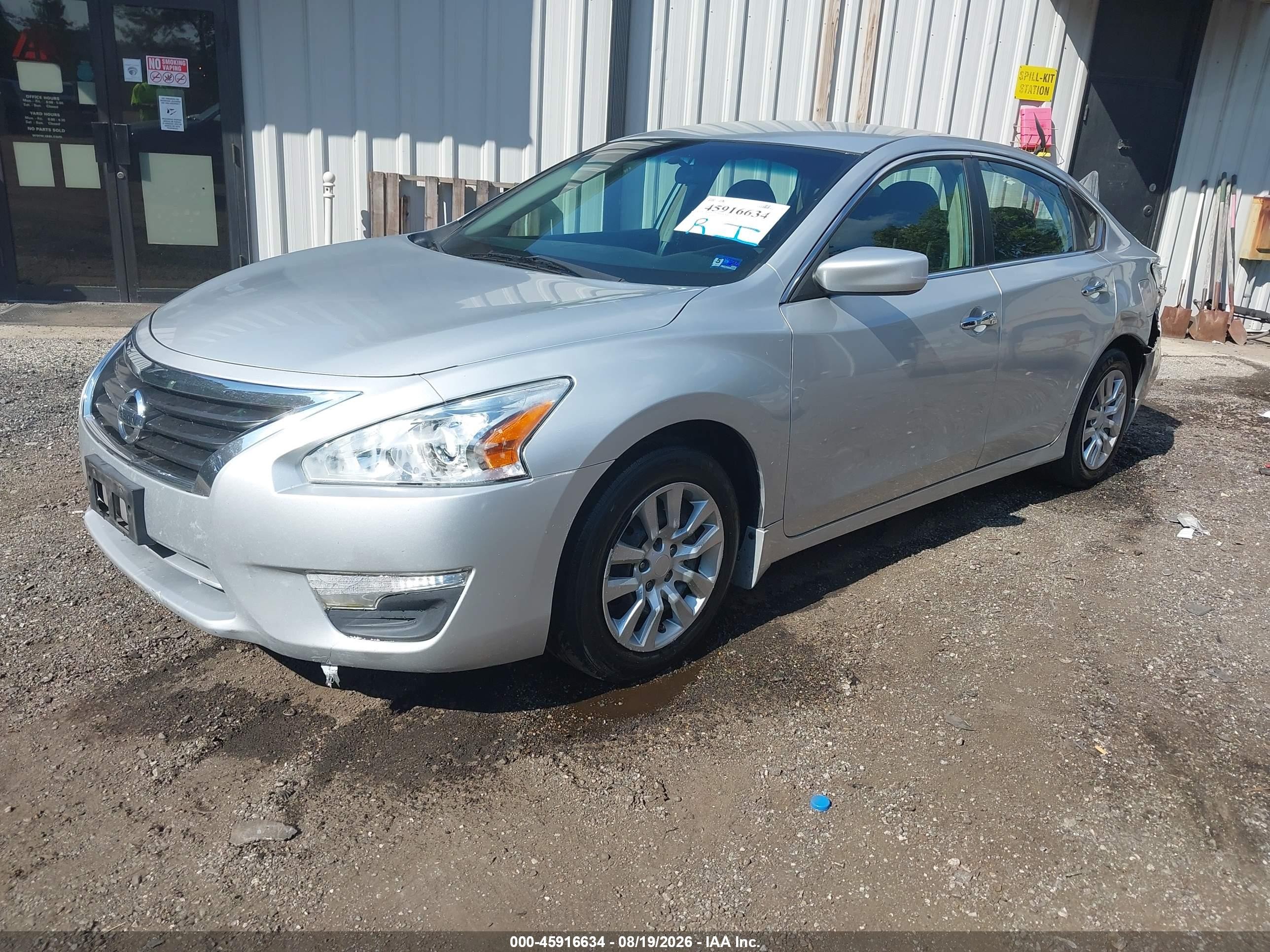 2013 Nissan Altima 2.5 S Silver vin: 1N4AL3AP8DC240660
