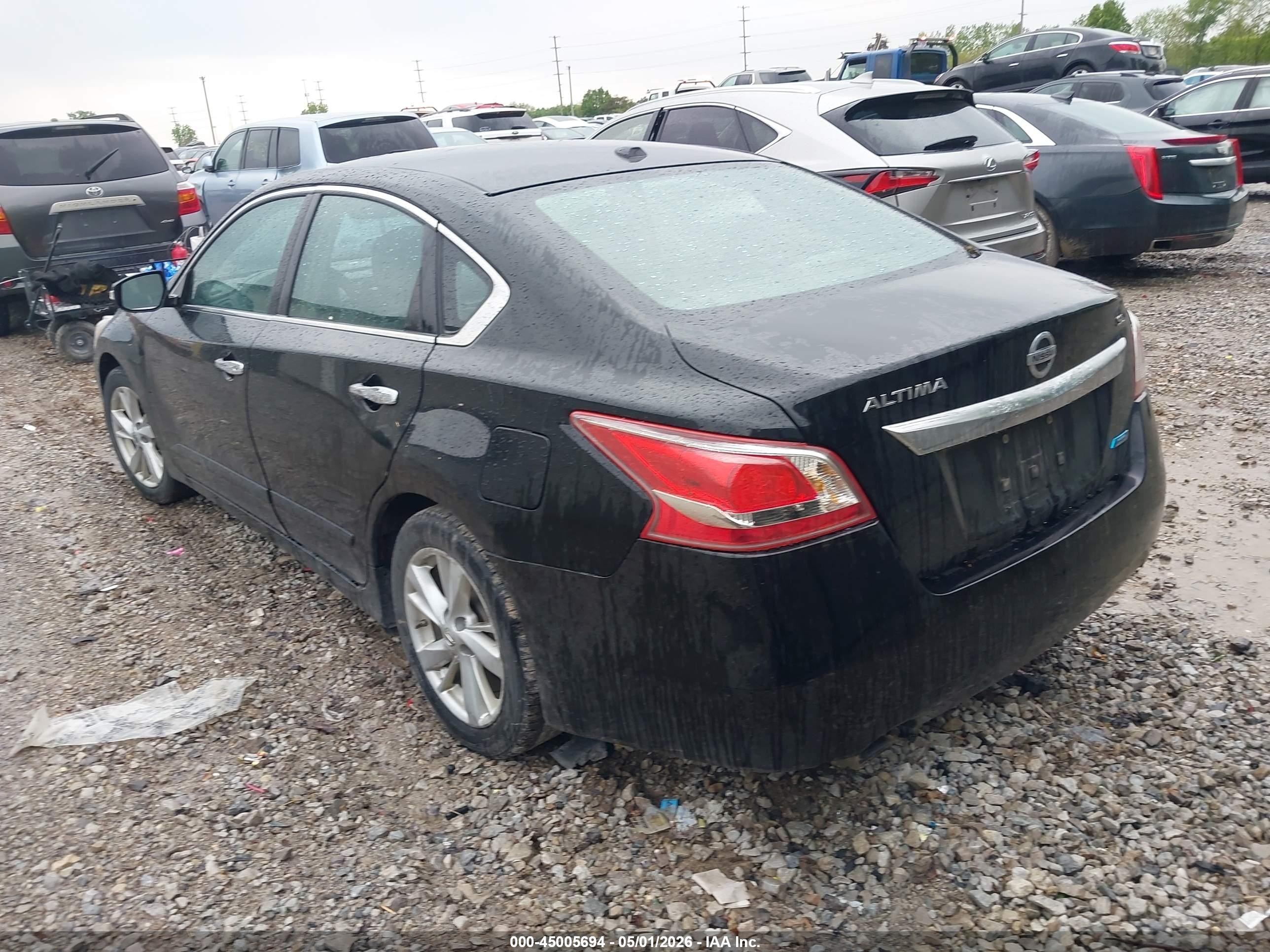 2013 Nissan Altima 2.5 Sl Black vin: 1N4AL3AP8DC247950
