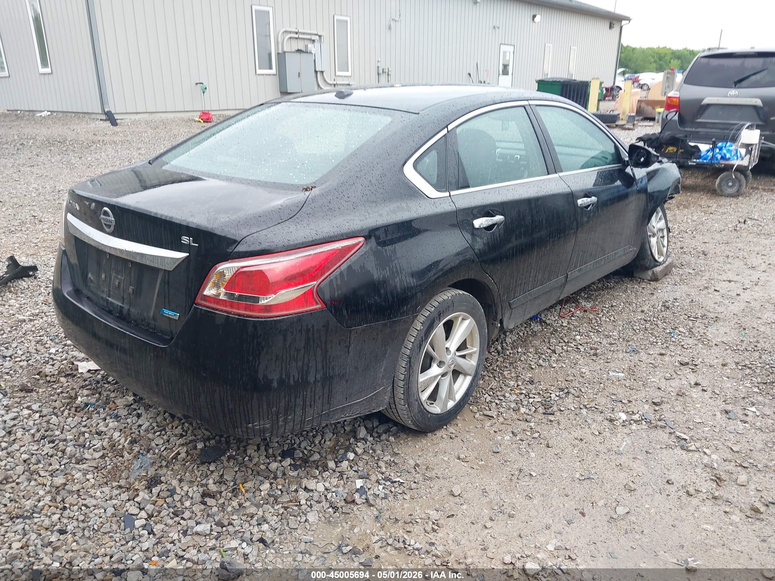 2013 Nissan Altima 2.5 Sl Black vin: 1N4AL3AP8DC247950