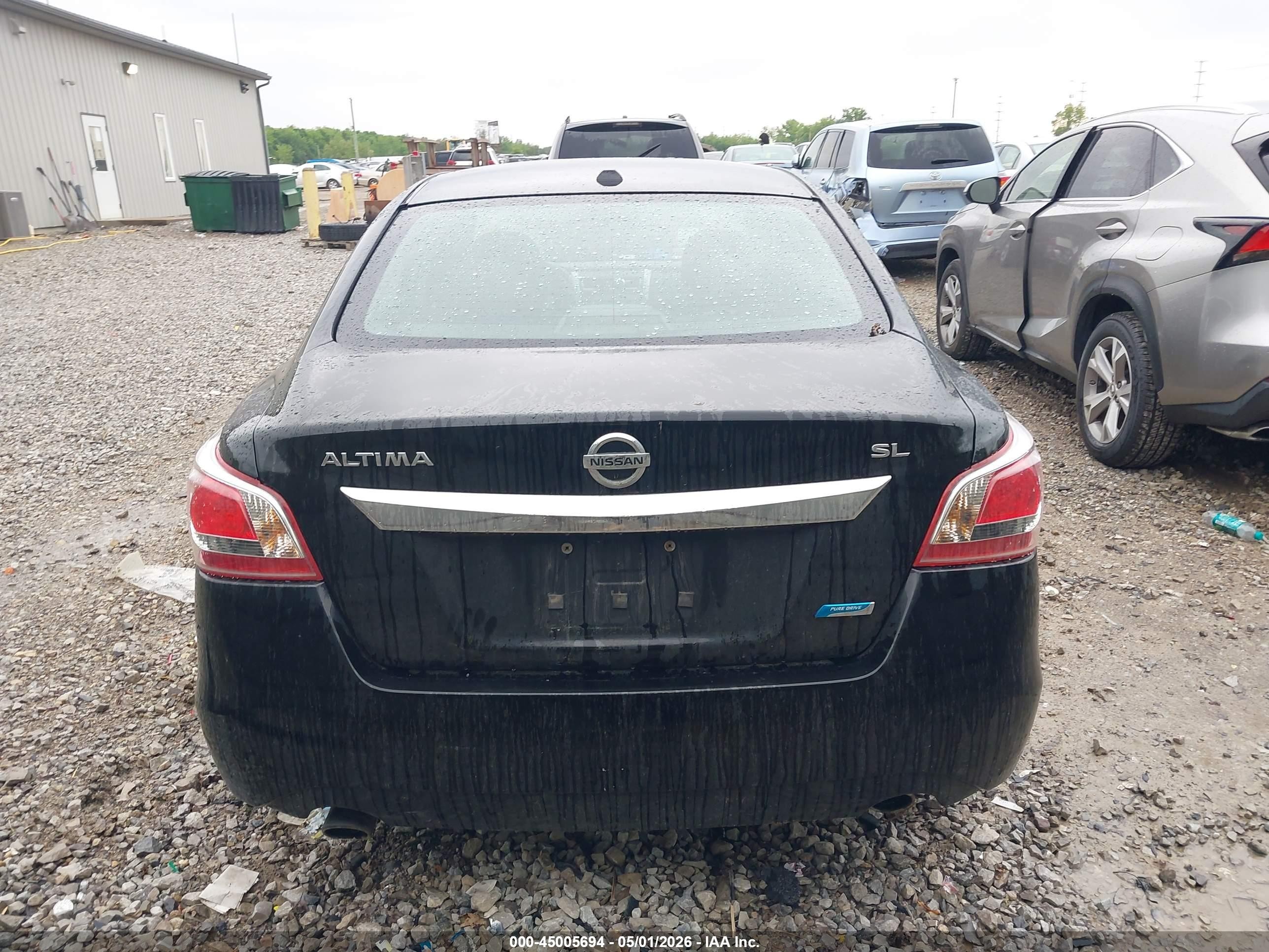 2013 Nissan Altima 2.5 Sl Black vin: 1N4AL3AP8DC247950