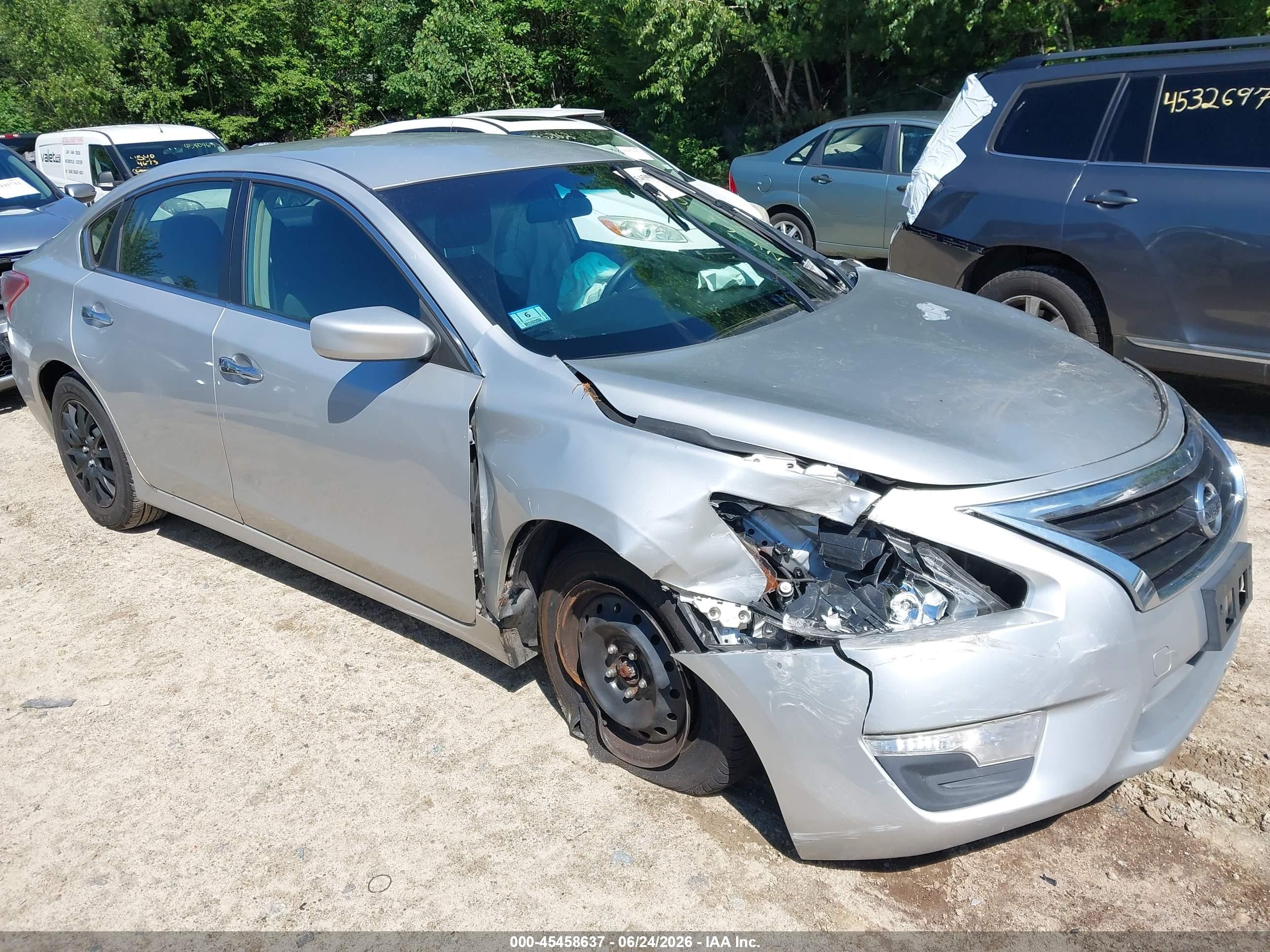 2013 Nissan Altima 2.5 S Silver vin: 1N4AL3AP8DC271018