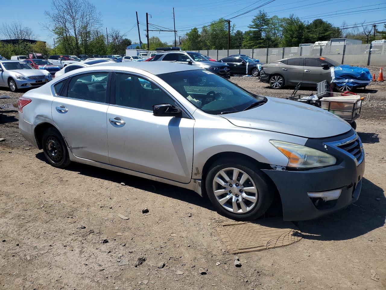 2013 Nissan Altima 2.5 Silver vin: 1N4AL3AP8DC284979