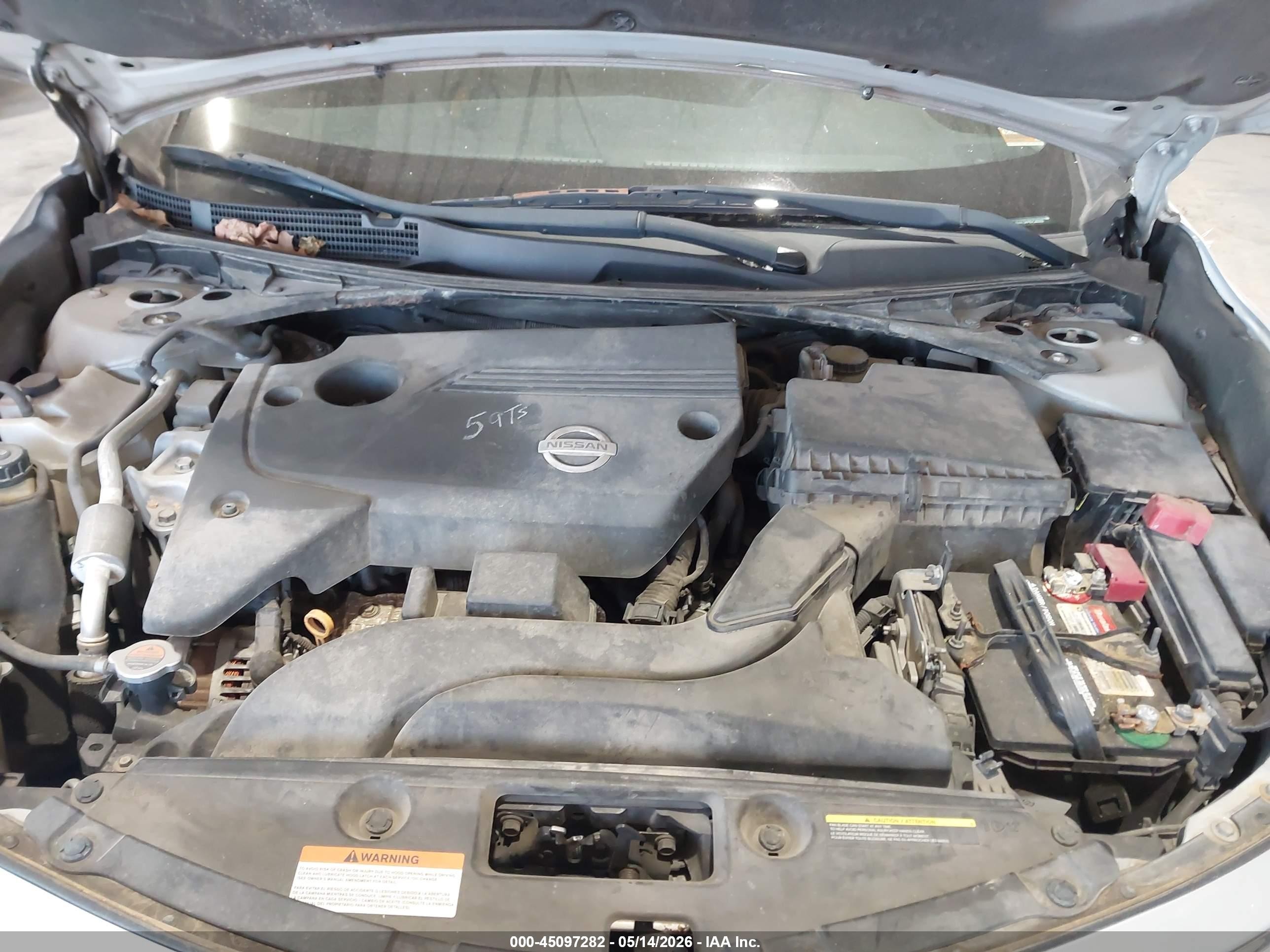 2013 Nissan Altima 2.5 S Silver vin: 1N4AL3AP8DC285050