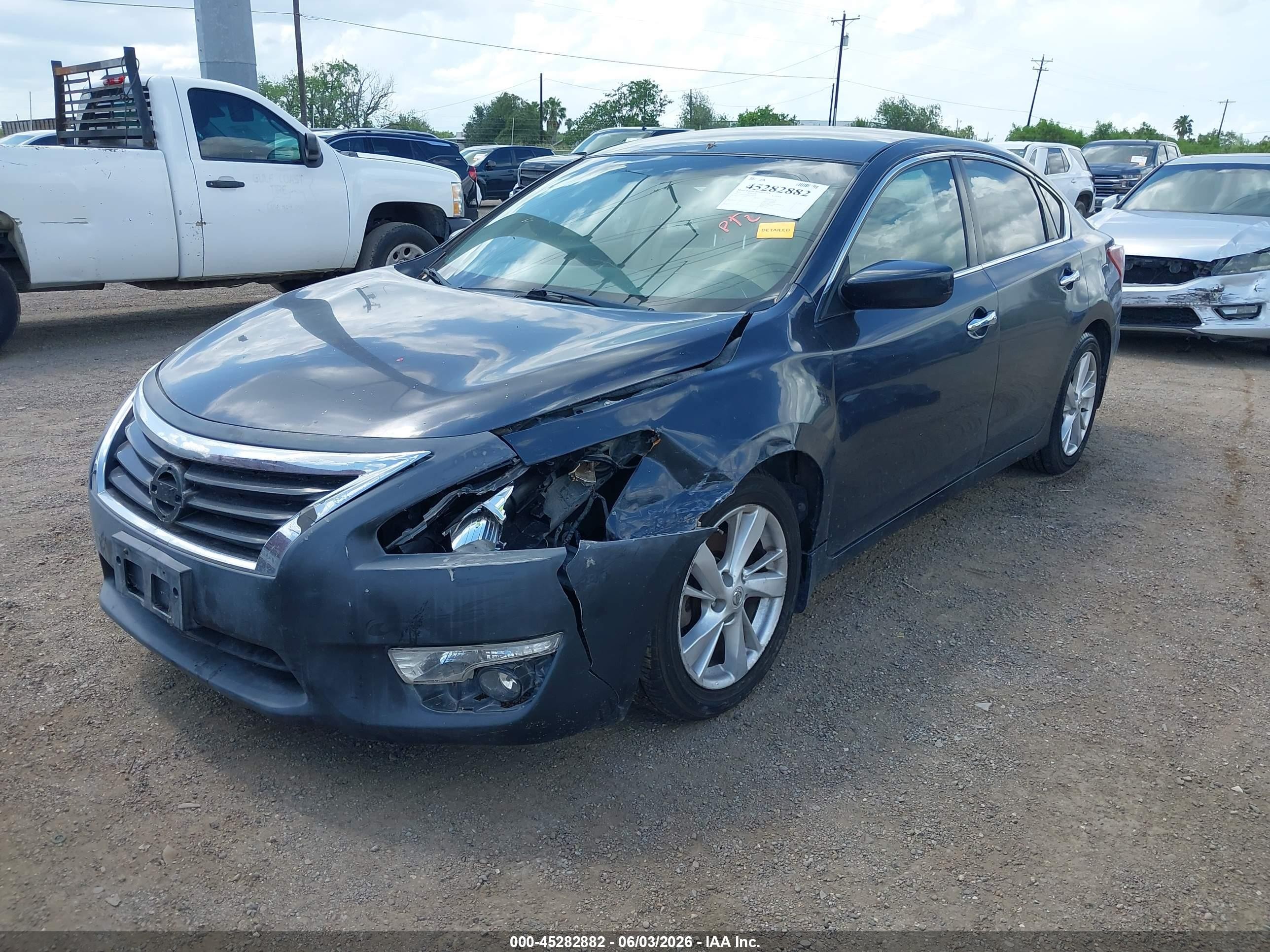 2013 Nissan Altima 2.5 Sv Gray vin: 1N4AL3AP8DC285260