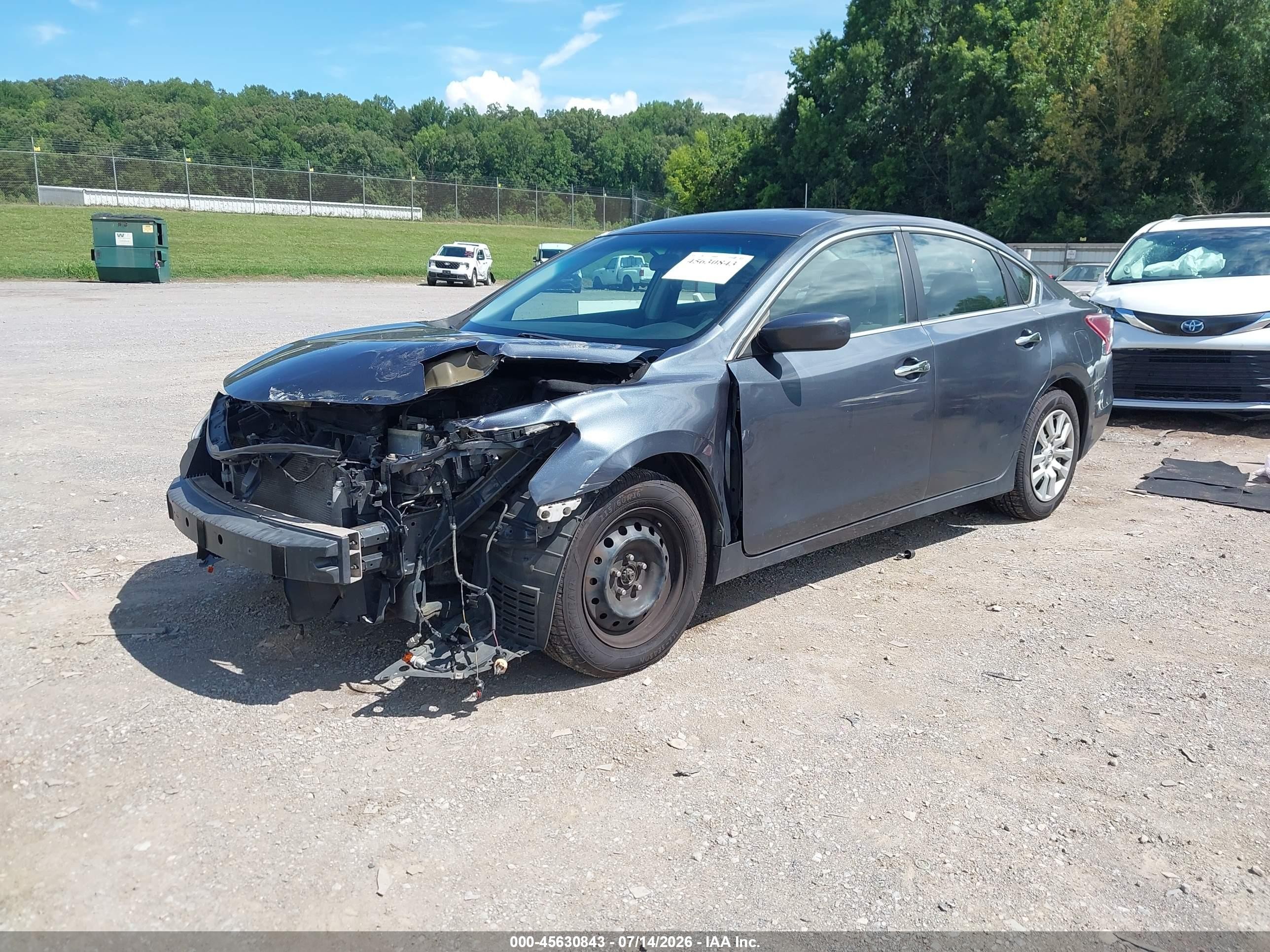 2013 Nissan Altima 2.5 S Gray vin: 1N4AL3AP8DC291849