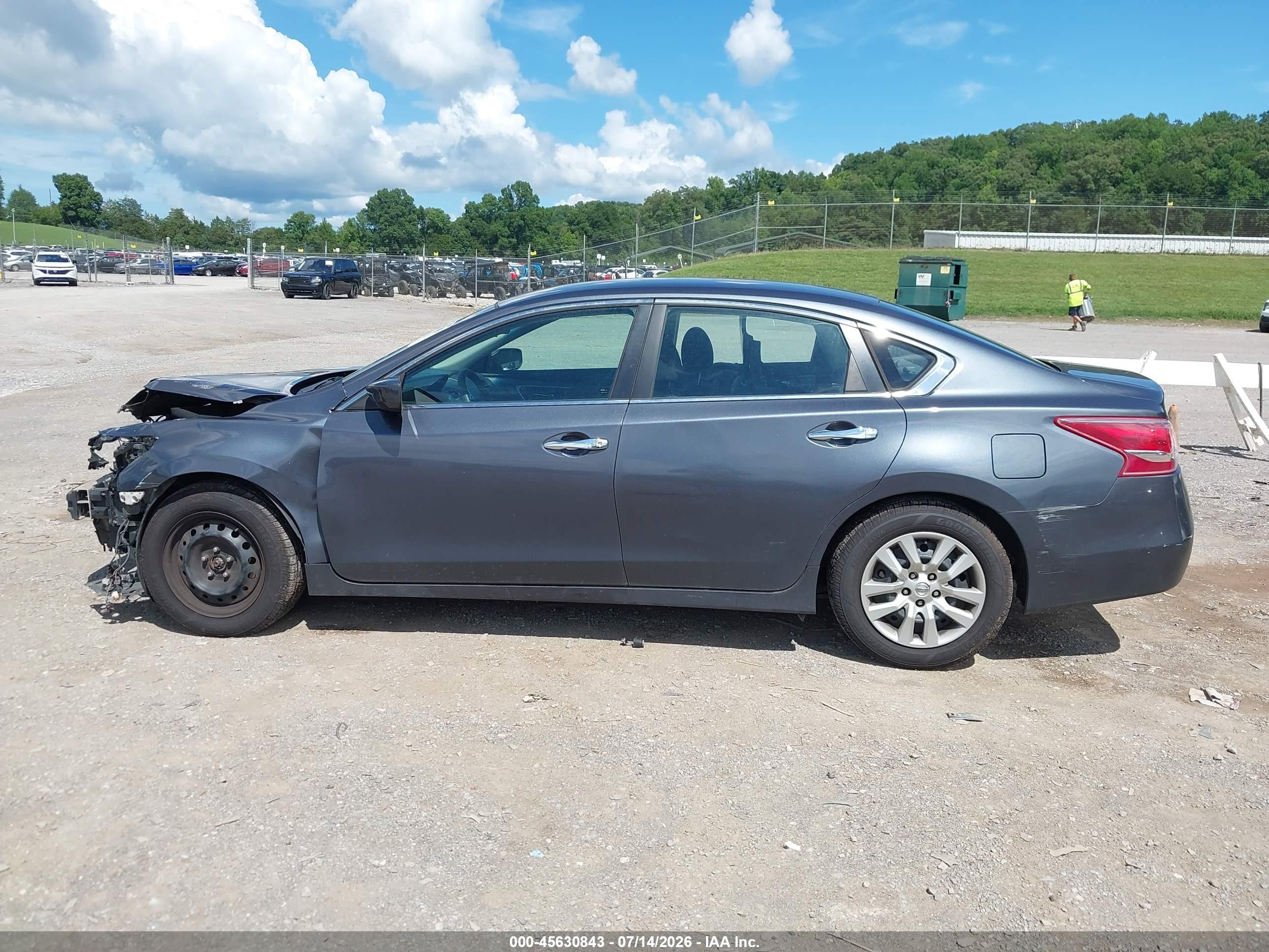 2013 Nissan Altima 2.5 S Gray vin: 1N4AL3AP8DC291849