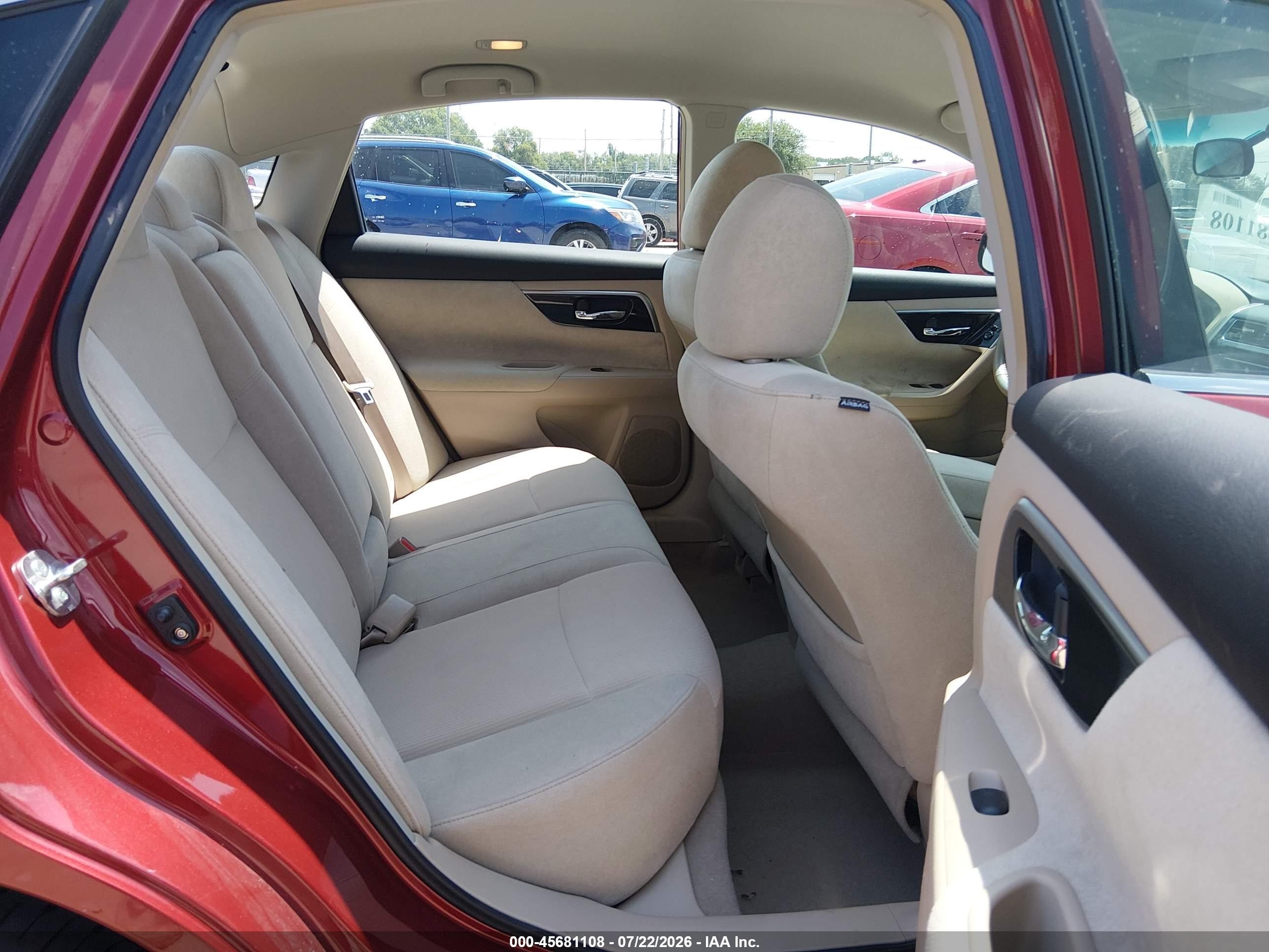2013 Nissan Altima 2.5 Sv Red vin: 1N4AL3AP8DC292337