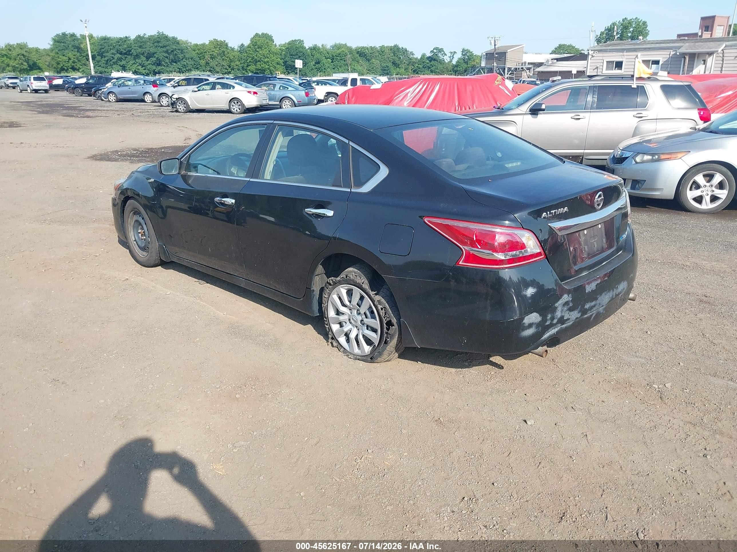 2013 Nissan Altima 2.5 S Black vin: 1N4AL3AP8DC293083