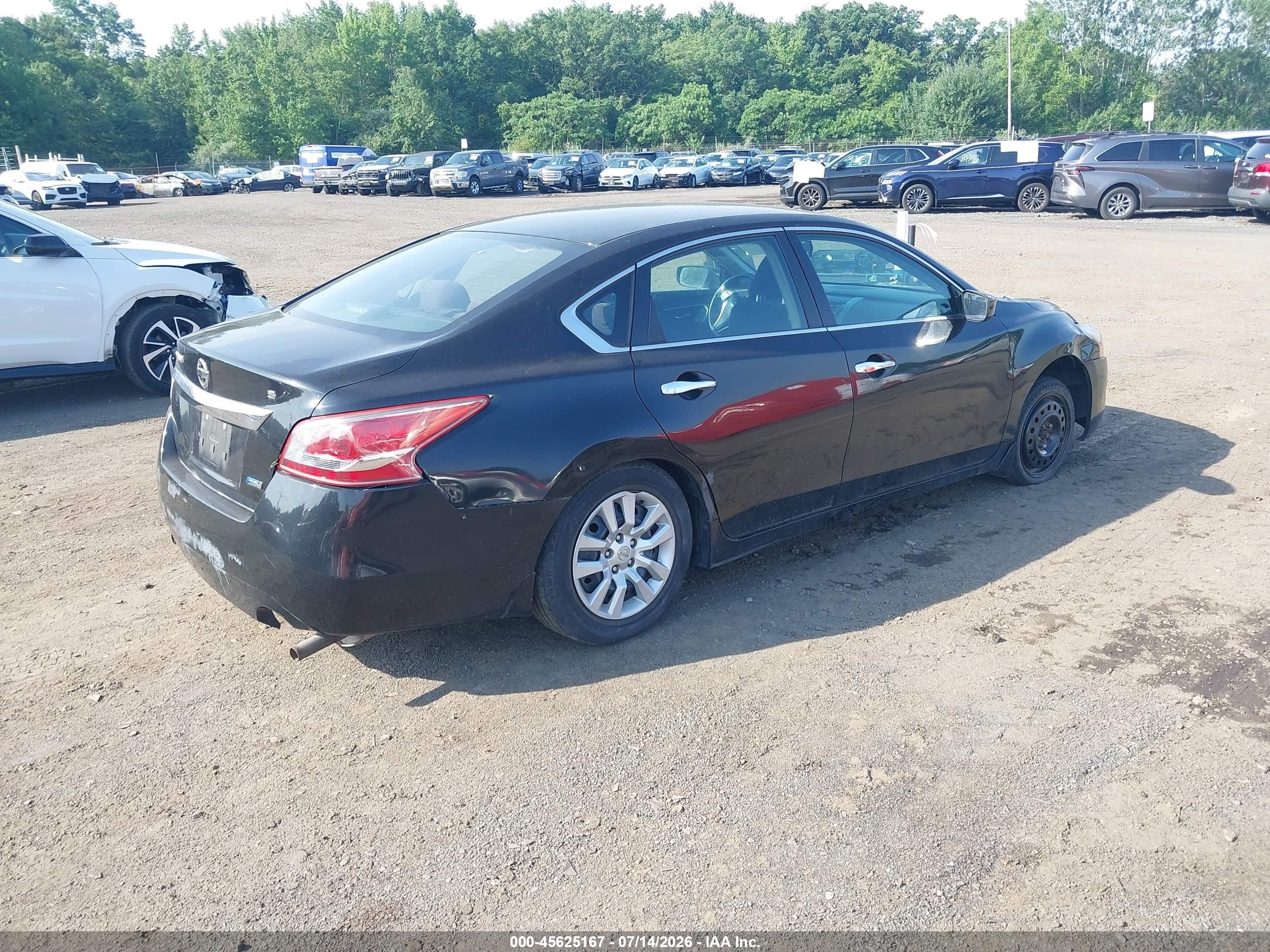2013 Nissan Altima 2.5 S Black vin: 1N4AL3AP8DC293083