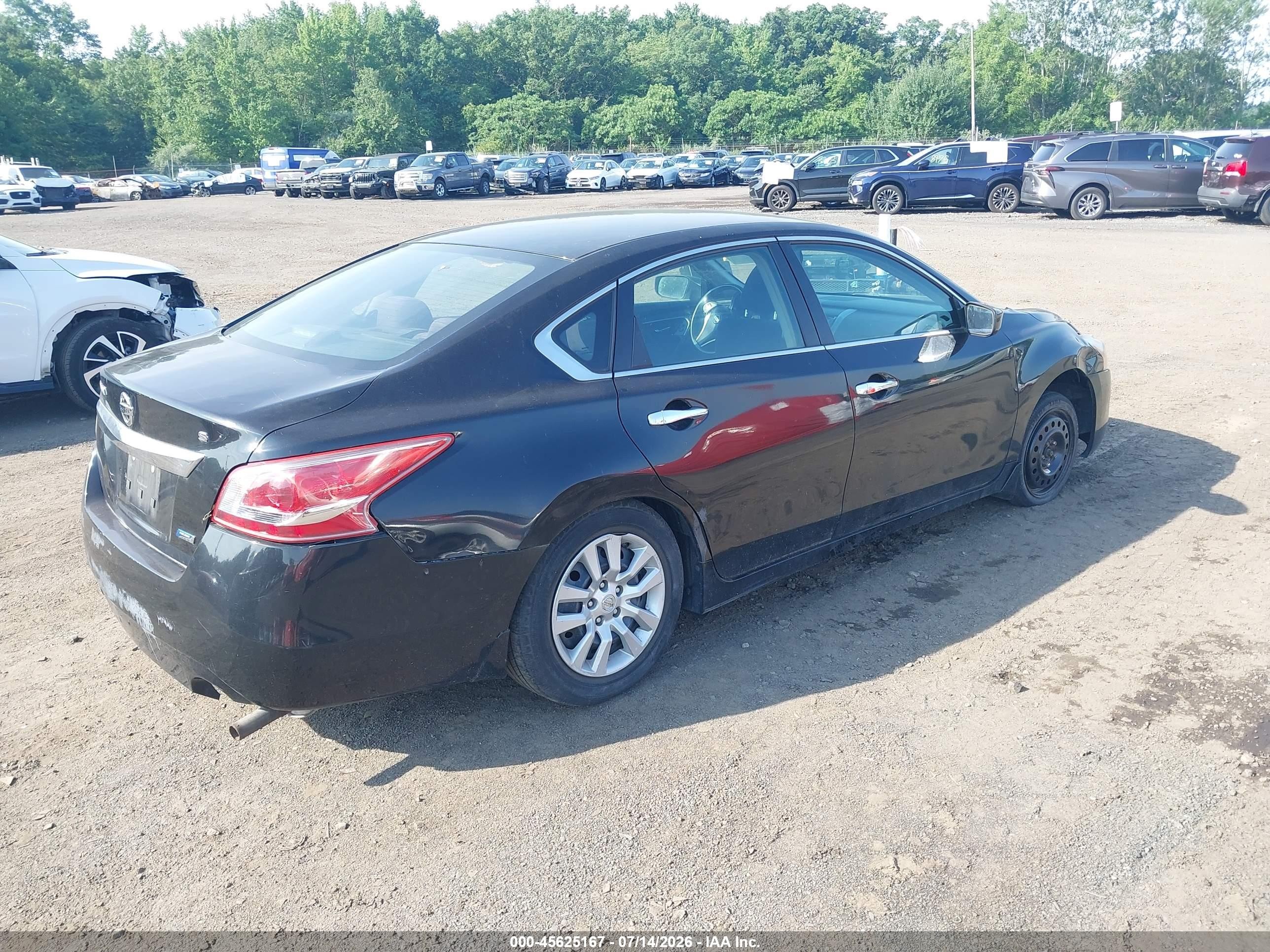 2013 Nissan Altima 2.5 S Black vin: 1N4AL3AP8DC293083