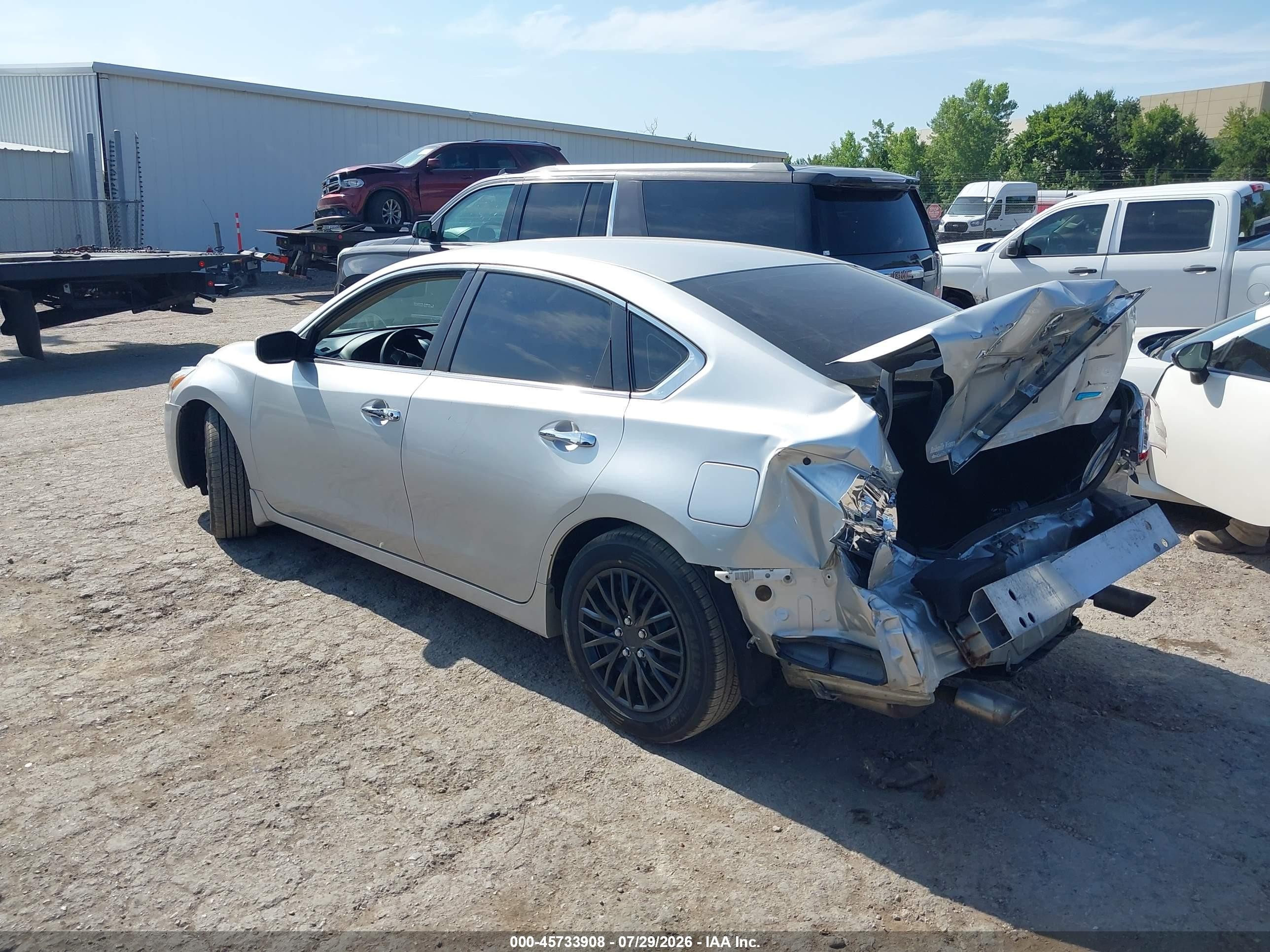 2013 Nissan Altima 2.5 S Silver vin: 1N4AL3AP8DC901894