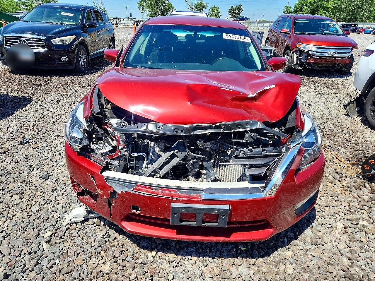 2013 Nissan Altima 2.5 Red vin: 1N4AL3AP8DC916704