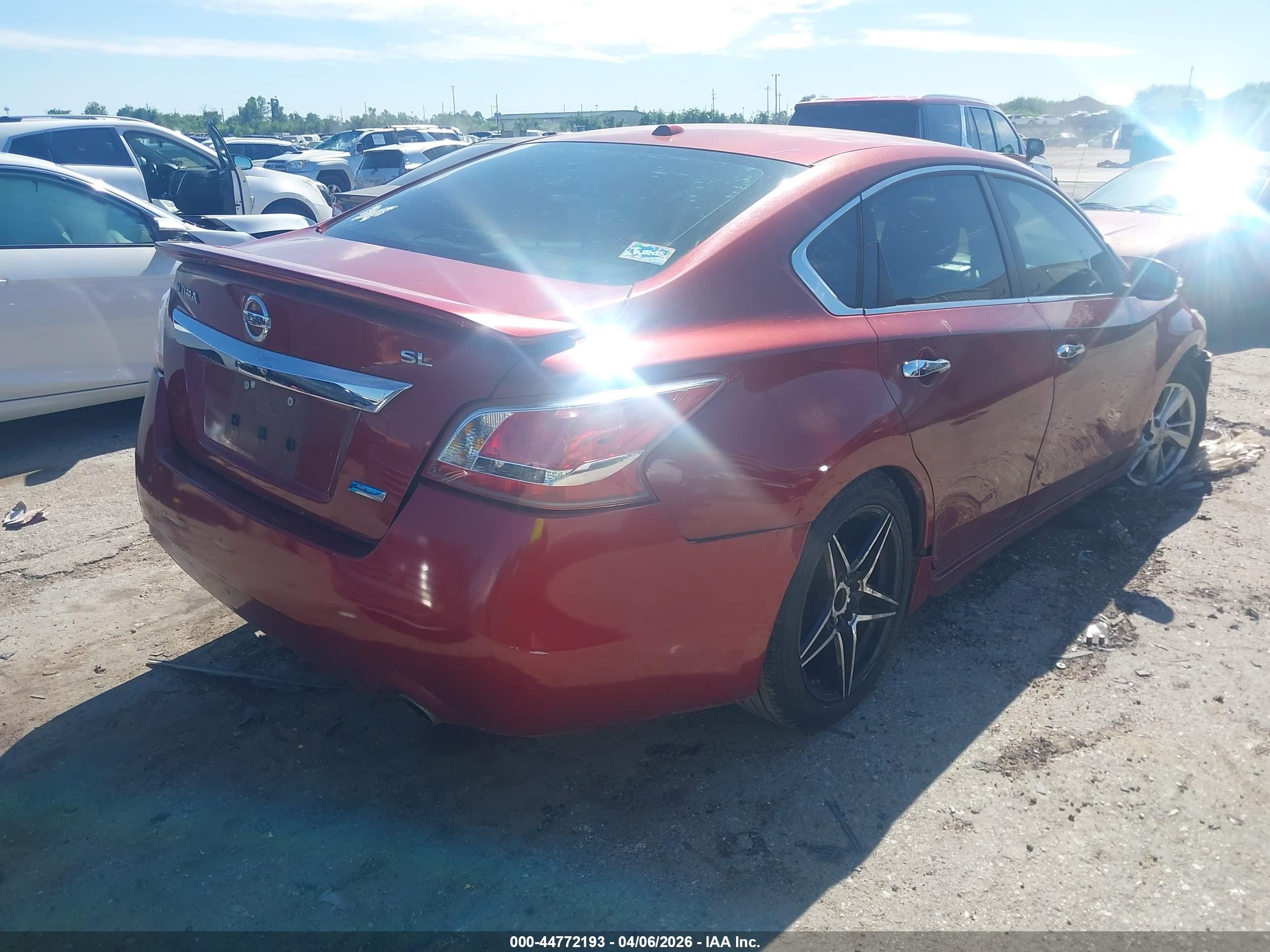 2013 Nissan Altima 2.5 Sl Red vin: 1N4AL3AP8DN411833