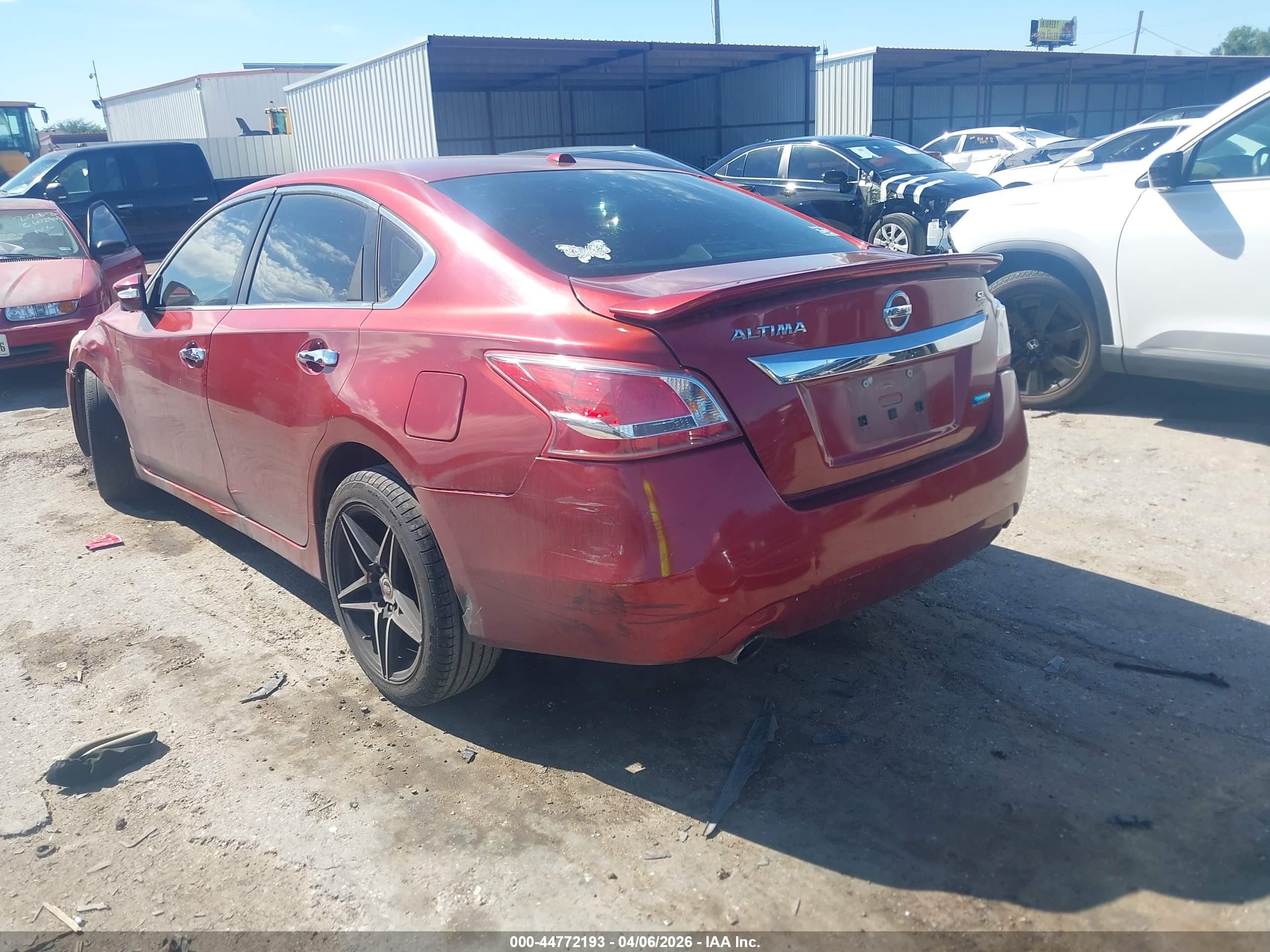 2013 Nissan Altima 2.5 Sl Red vin: 1N4AL3AP8DN411833