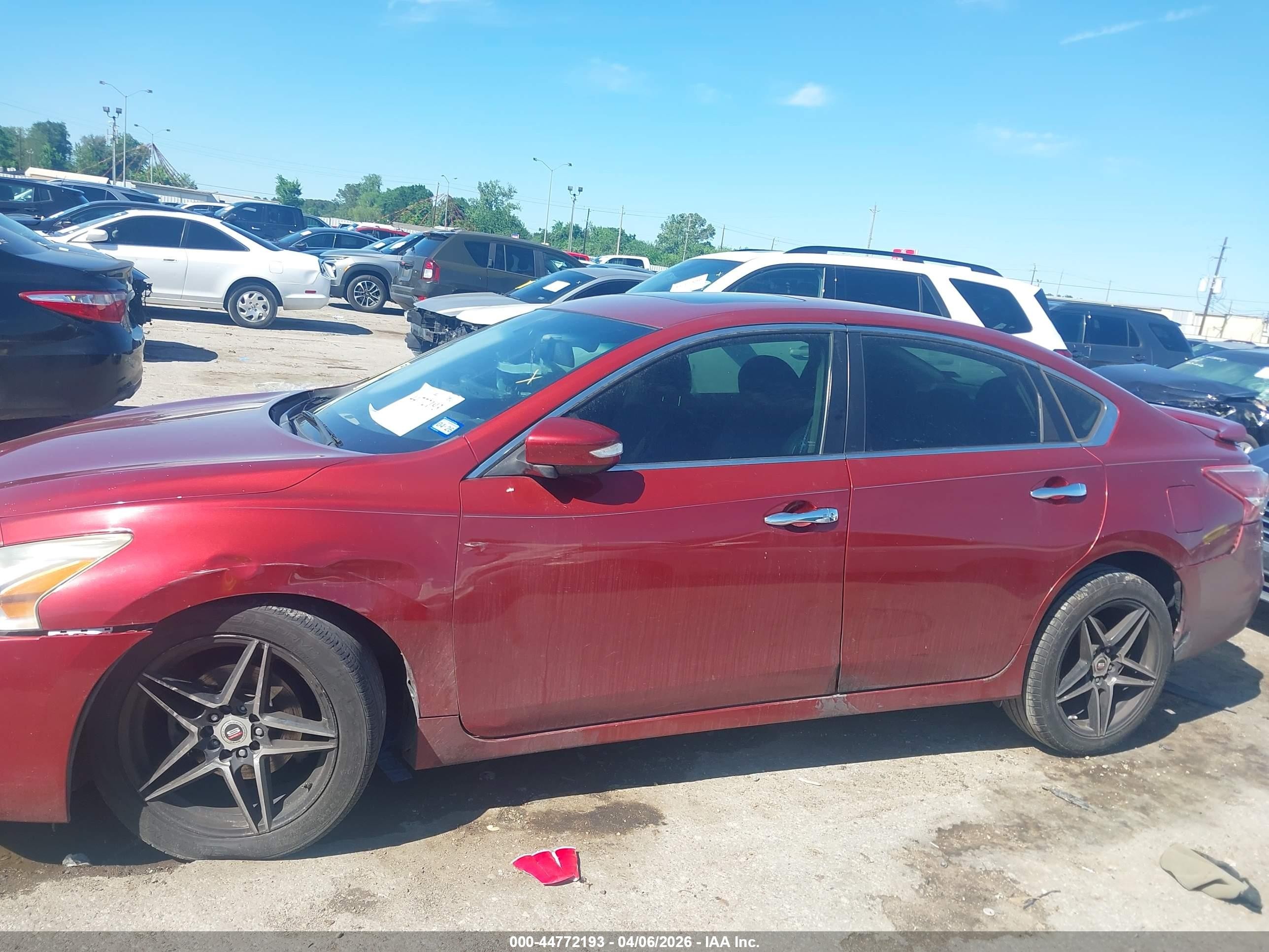 2013 Nissan Altima 2.5 Sl Red vin: 1N4AL3AP8DN411833