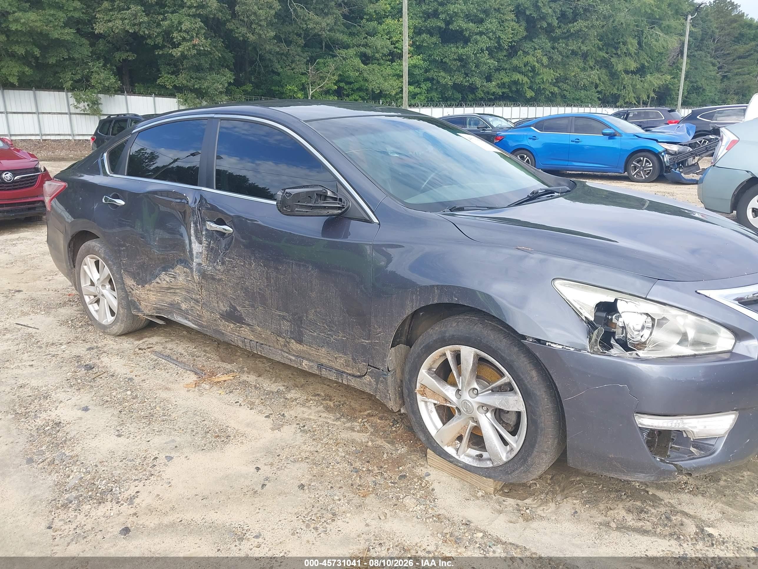 2013 Nissan Altima 2.5 Sv Gray vin: 1N4AL3AP8DN412710