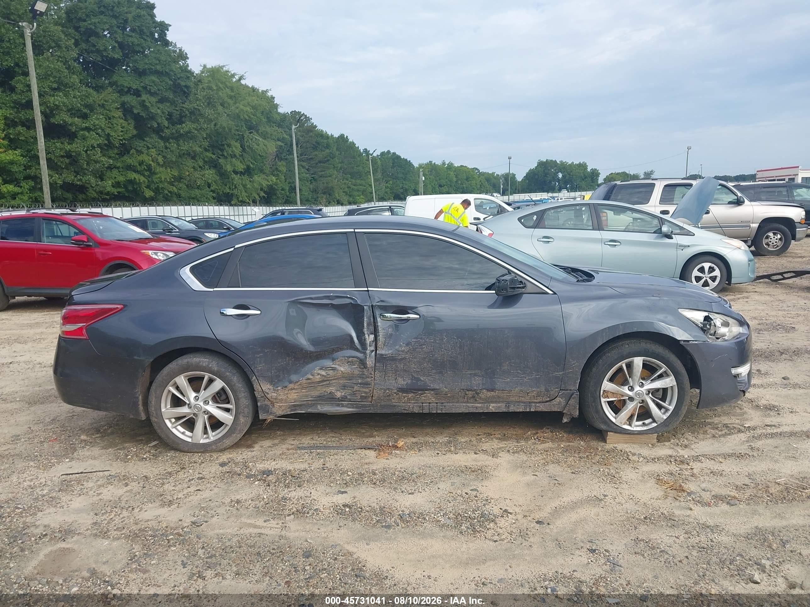 2013 Nissan Altima 2.5 Sv Gray vin: 1N4AL3AP8DN412710