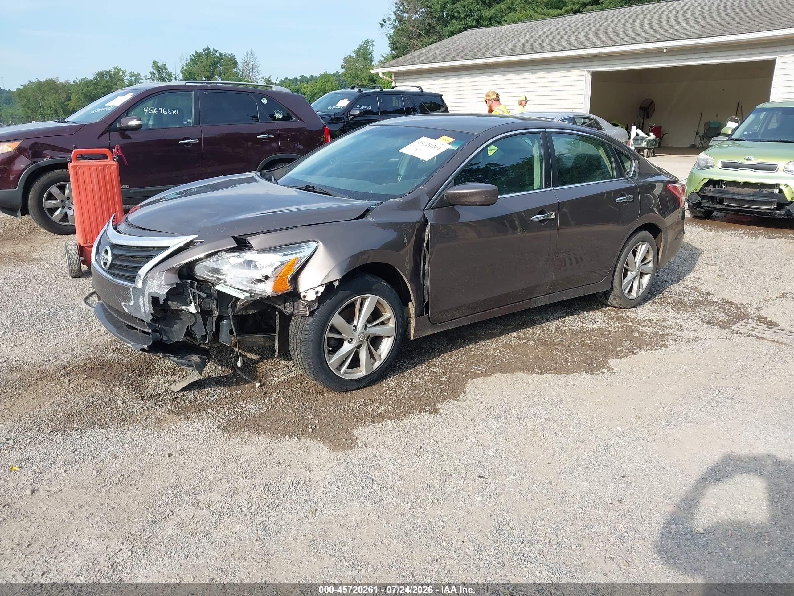 2013 Nissan Altima 2.5 Sv Gray vin: 1N4AL3AP8DN431127