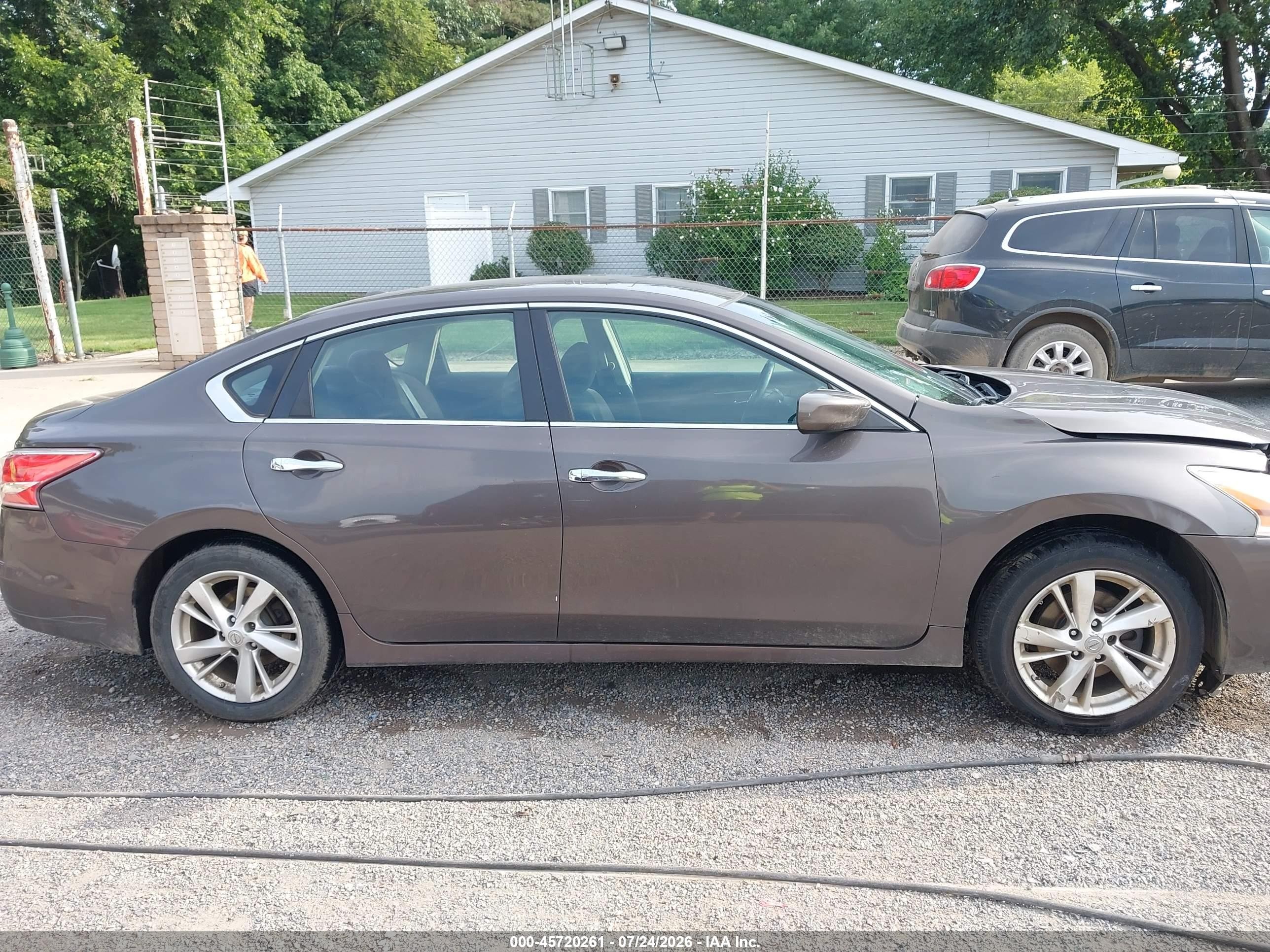 2013 Nissan Altima 2.5 Sv Gray vin: 1N4AL3AP8DN431127