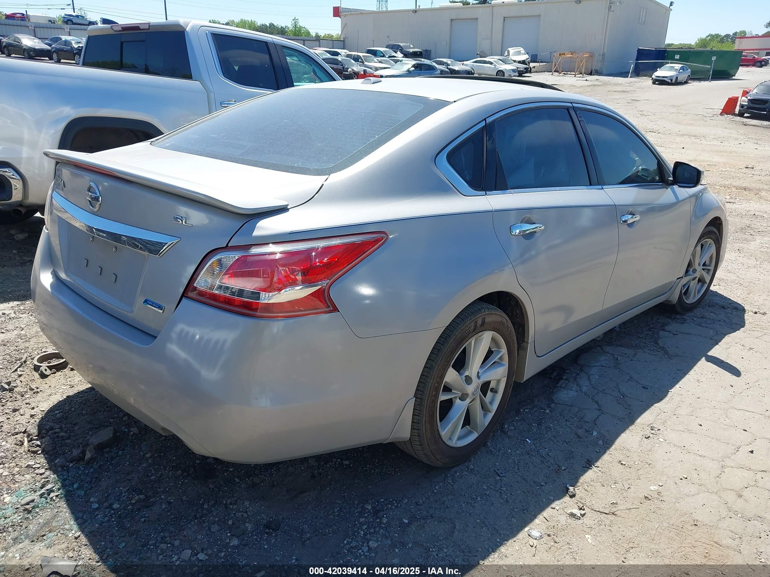 2013 Nissan Altima 2.5 Sl Silver vin: 1N4AL3AP8DN443164