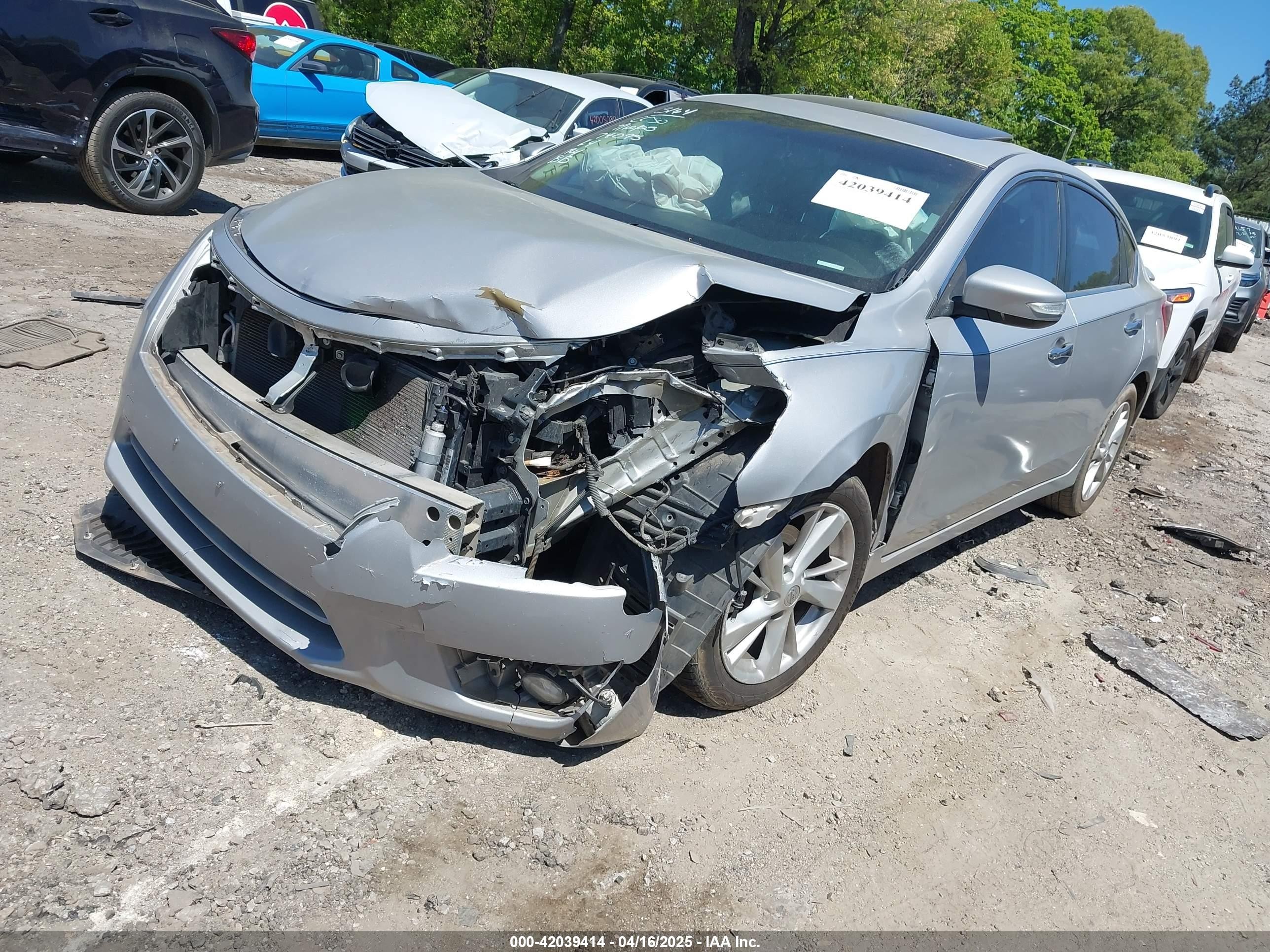 2013 Nissan Altima 2.5 Sl Silver vin: 1N4AL3AP8DN443164