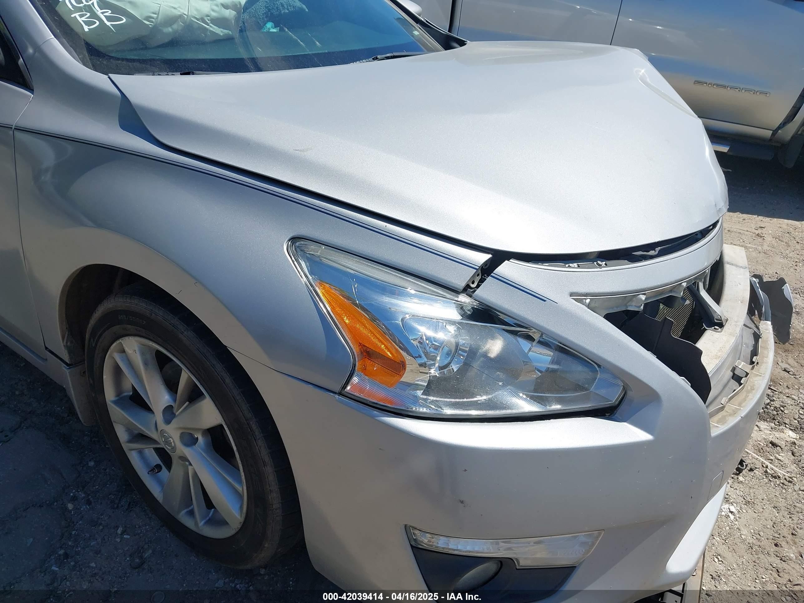 2013 Nissan Altima 2.5 Sl Silver vin: 1N4AL3AP8DN443164