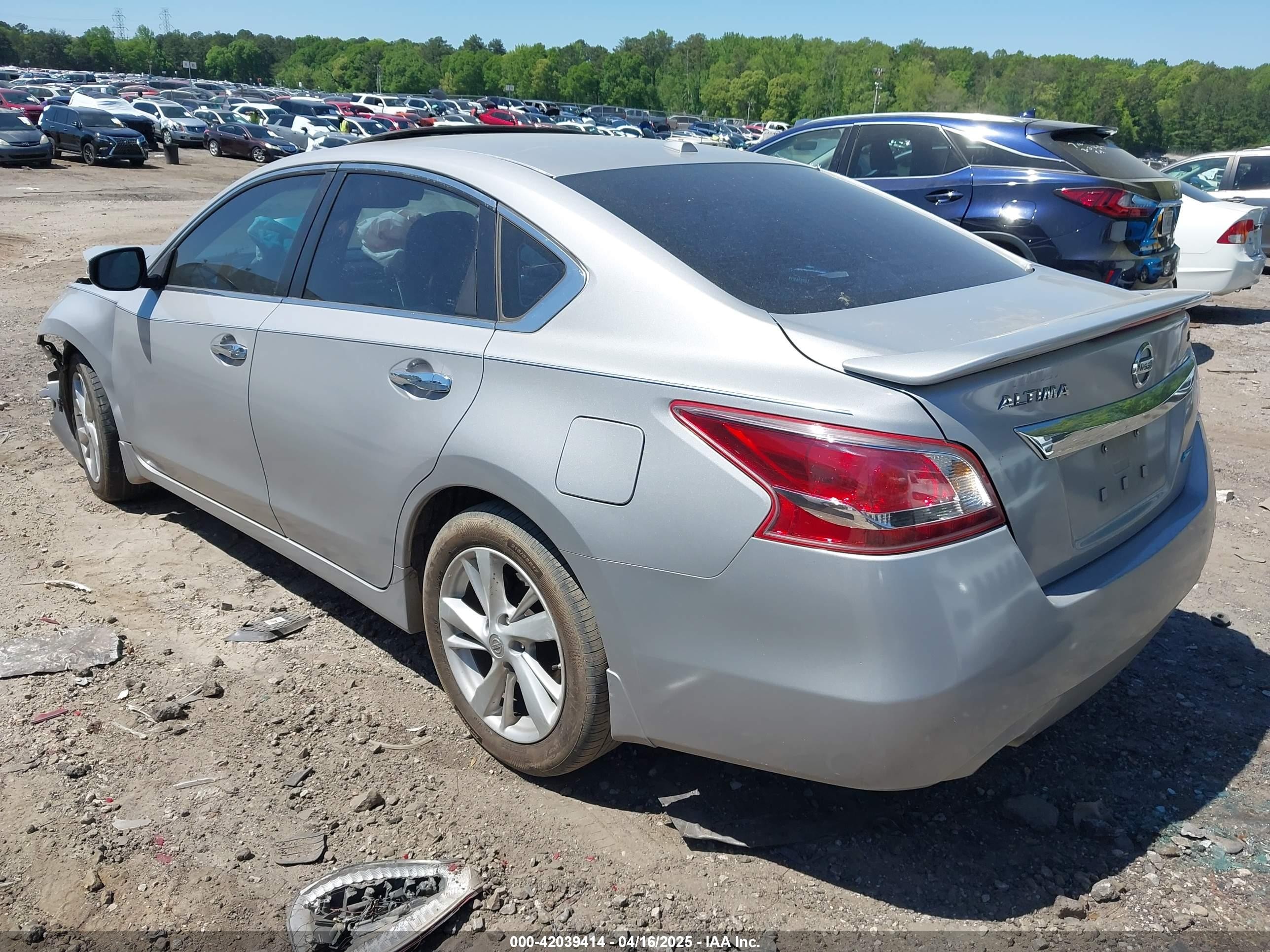 2013 Nissan Altima 2.5 Sl Silver vin: 1N4AL3AP8DN443164